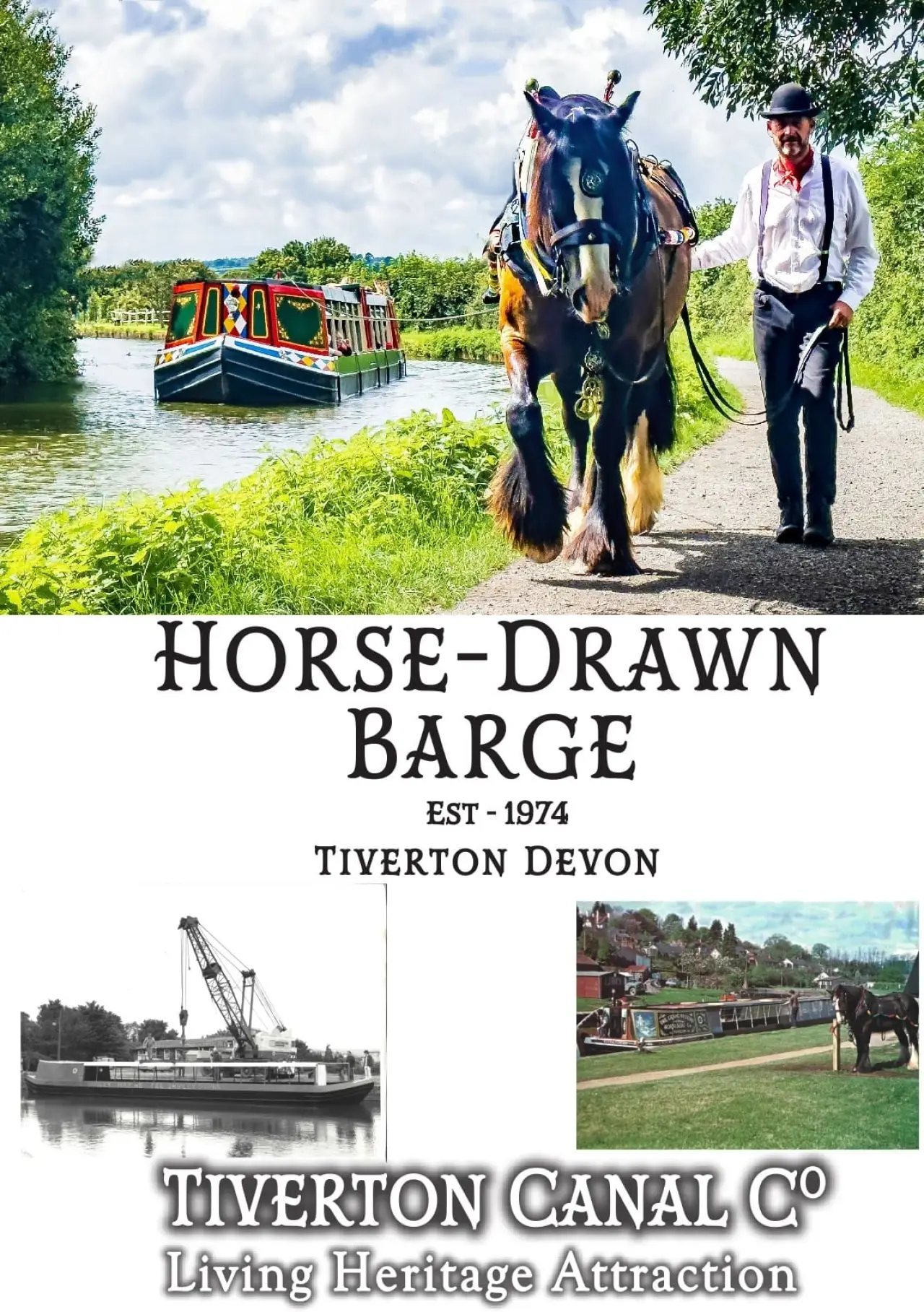 Plakat filmowy "Tiverton Canal Co. 50th Anniversary"