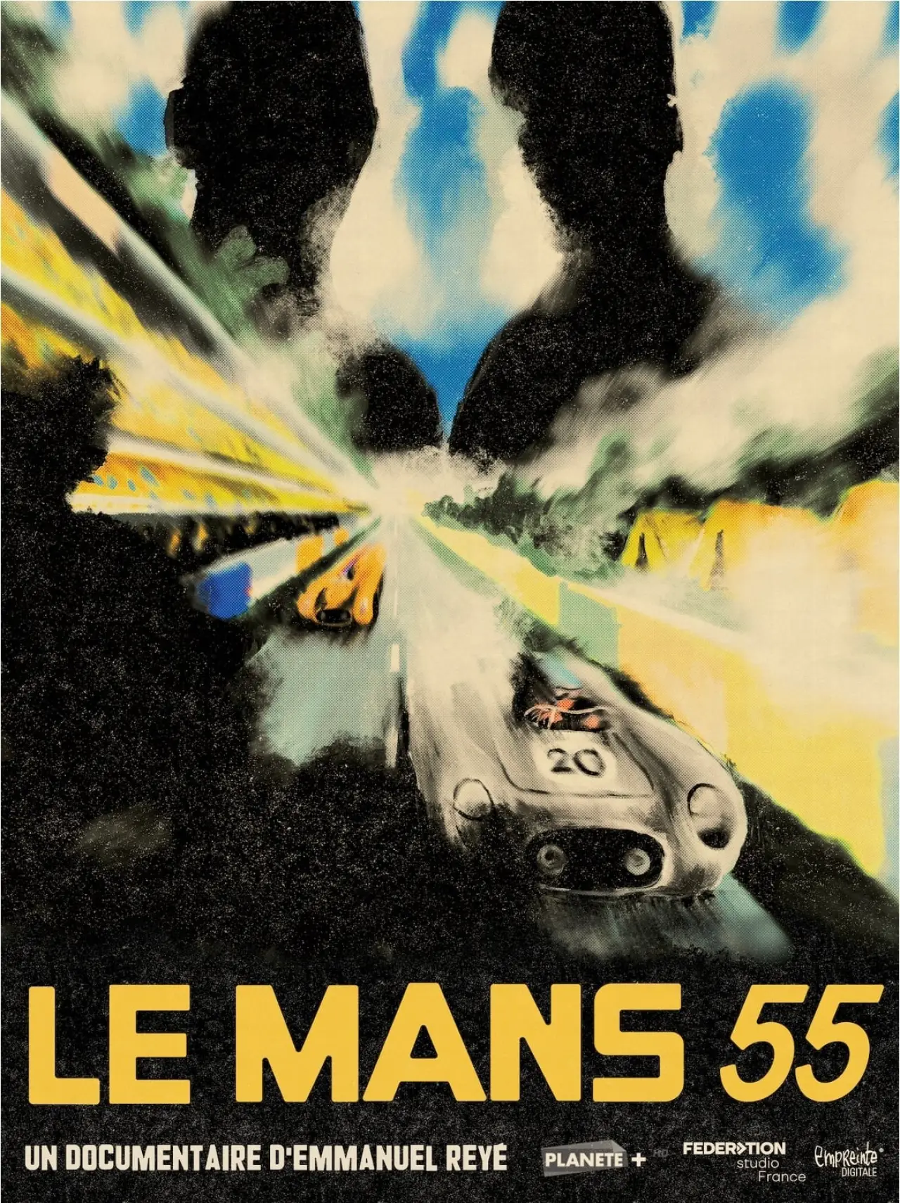 Plakat filmowy "Le Mans 55, une tragédie française"