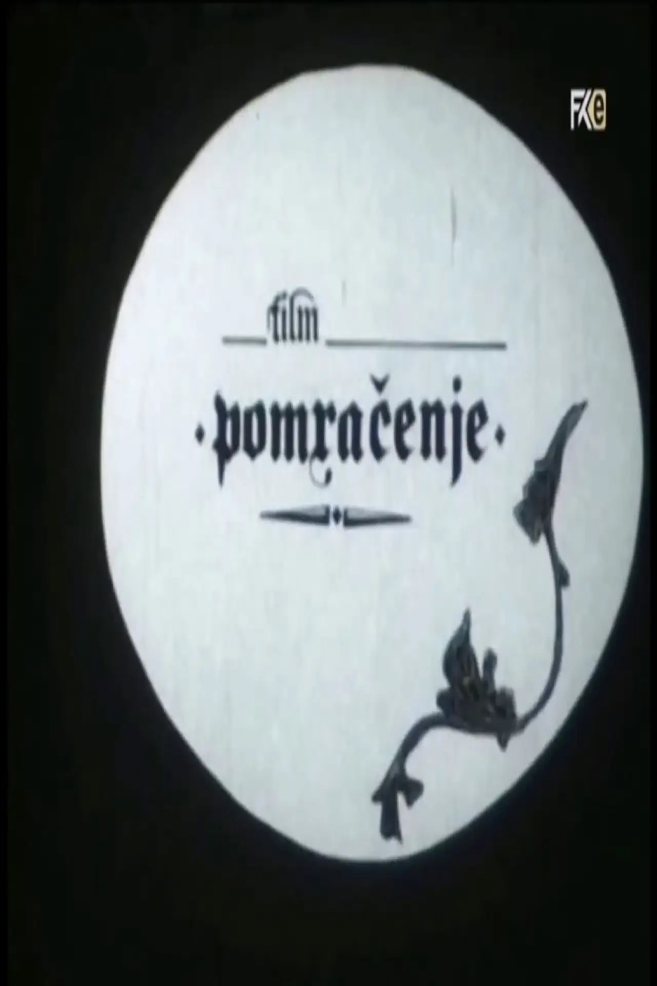 Plakat filmowy "Pomračenje"