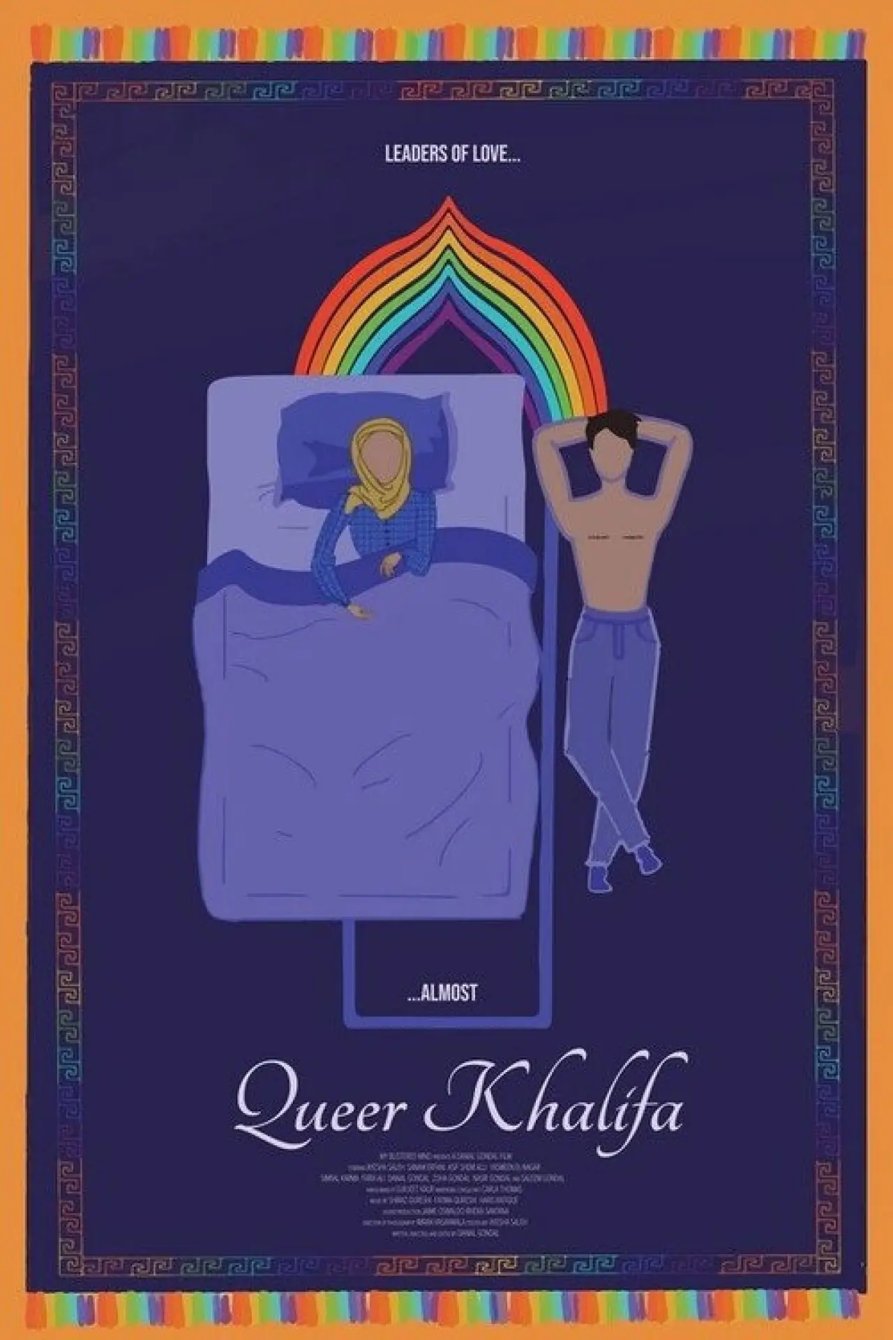 Plakat filmowy "Queer Khalifa"