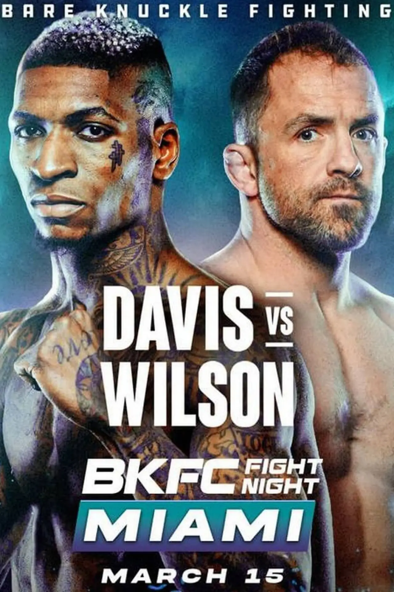 Plakat filmowy "BKFC Fight Night Miami: Davis vs. Wilson"
