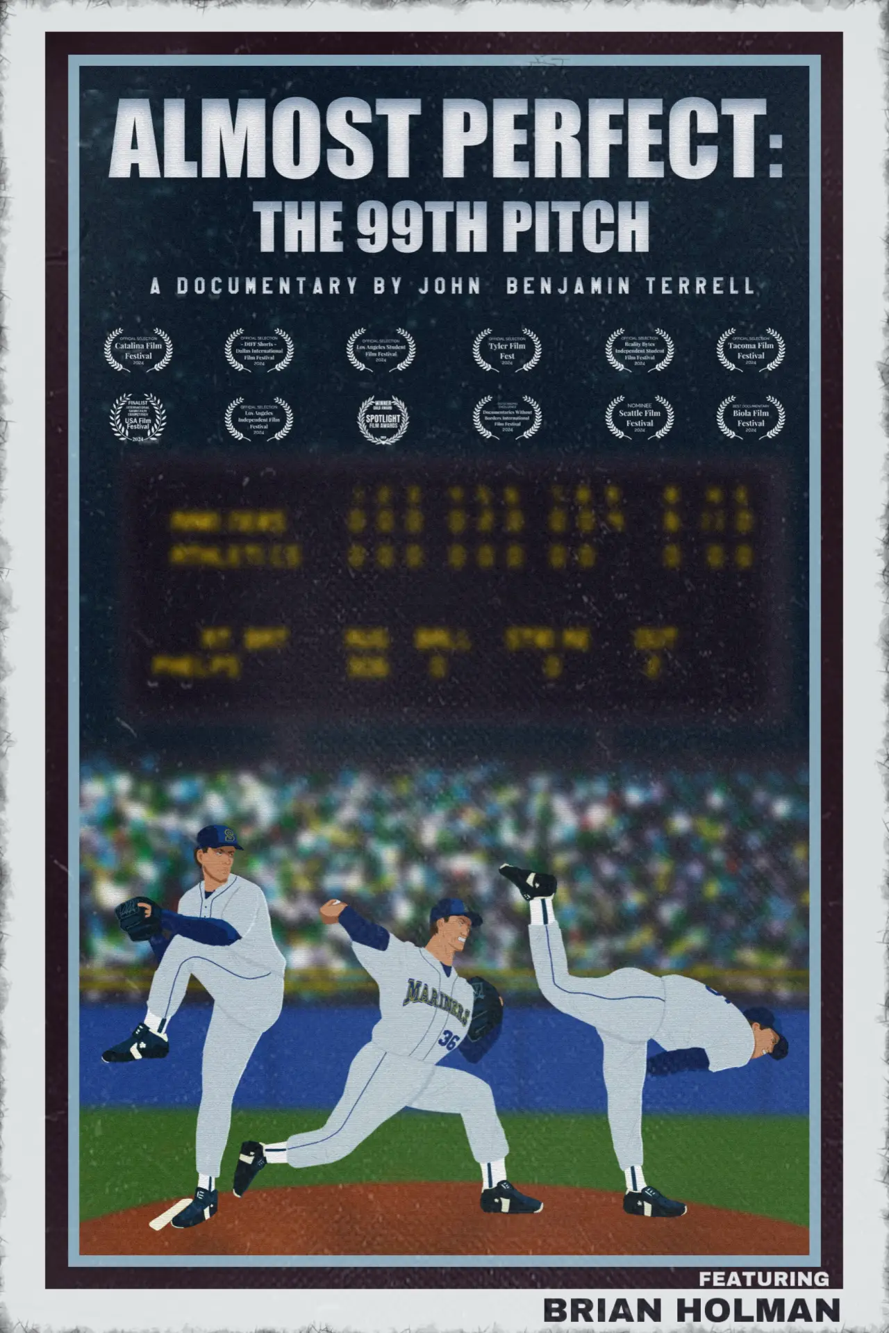 Plakat filmowy "Almost Perfect: The 99th Pitch"