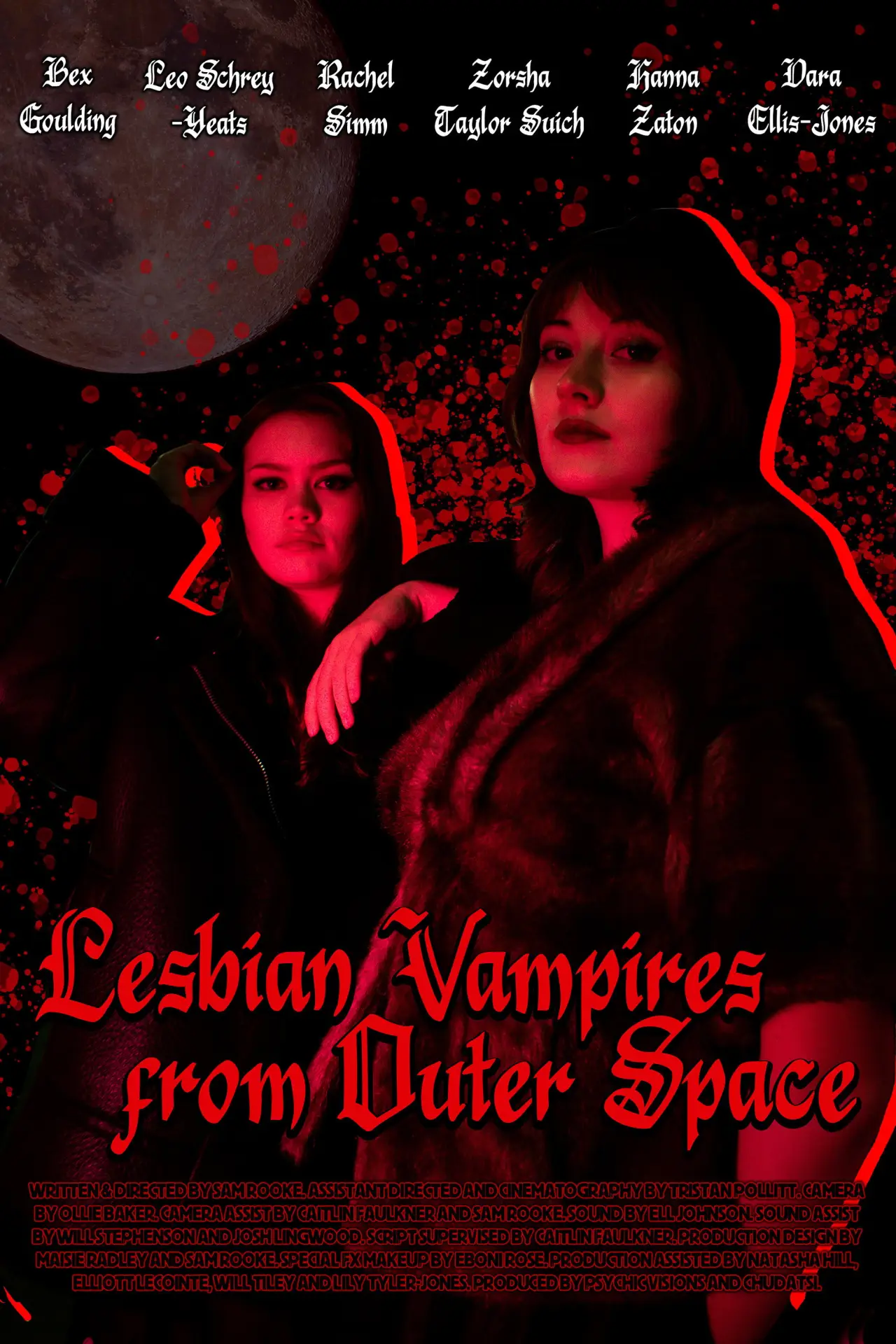Plakat filmowy "Lesbian Vampires from Outer Space"