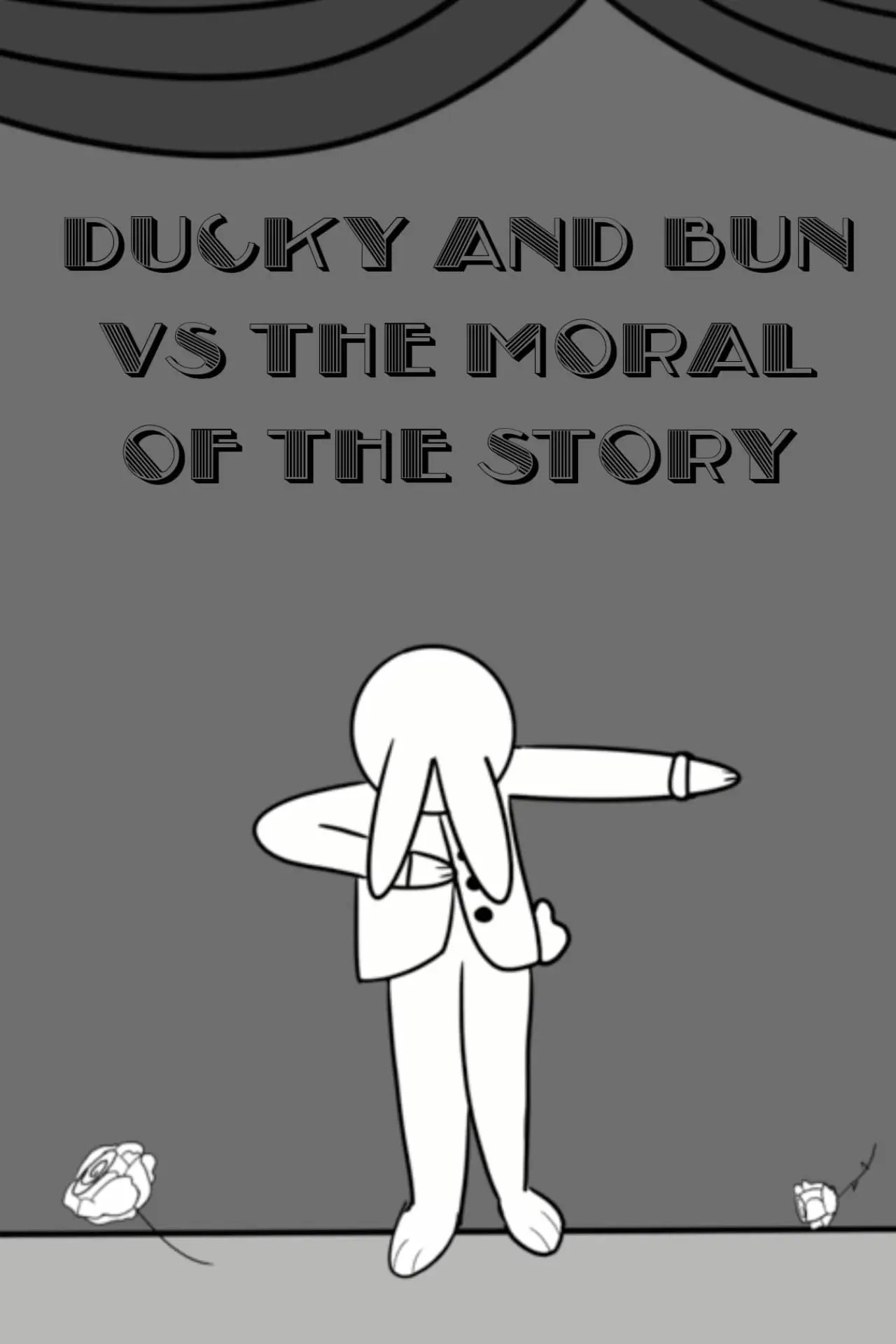 Plakat filmowy "Ducky and Bun vs The Moral of the Story"
