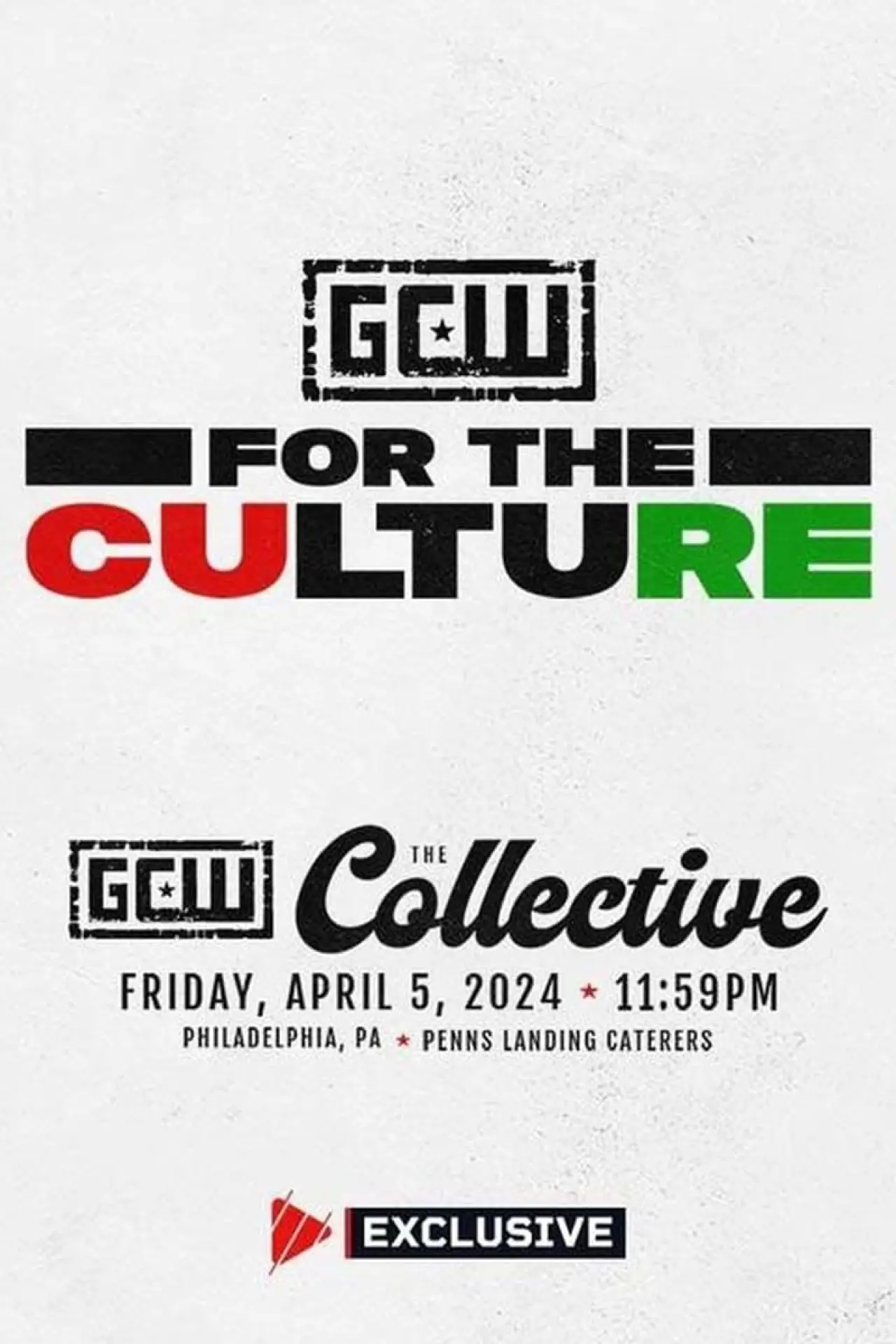 Plakat filmowy "GCW For The Culture 5"
