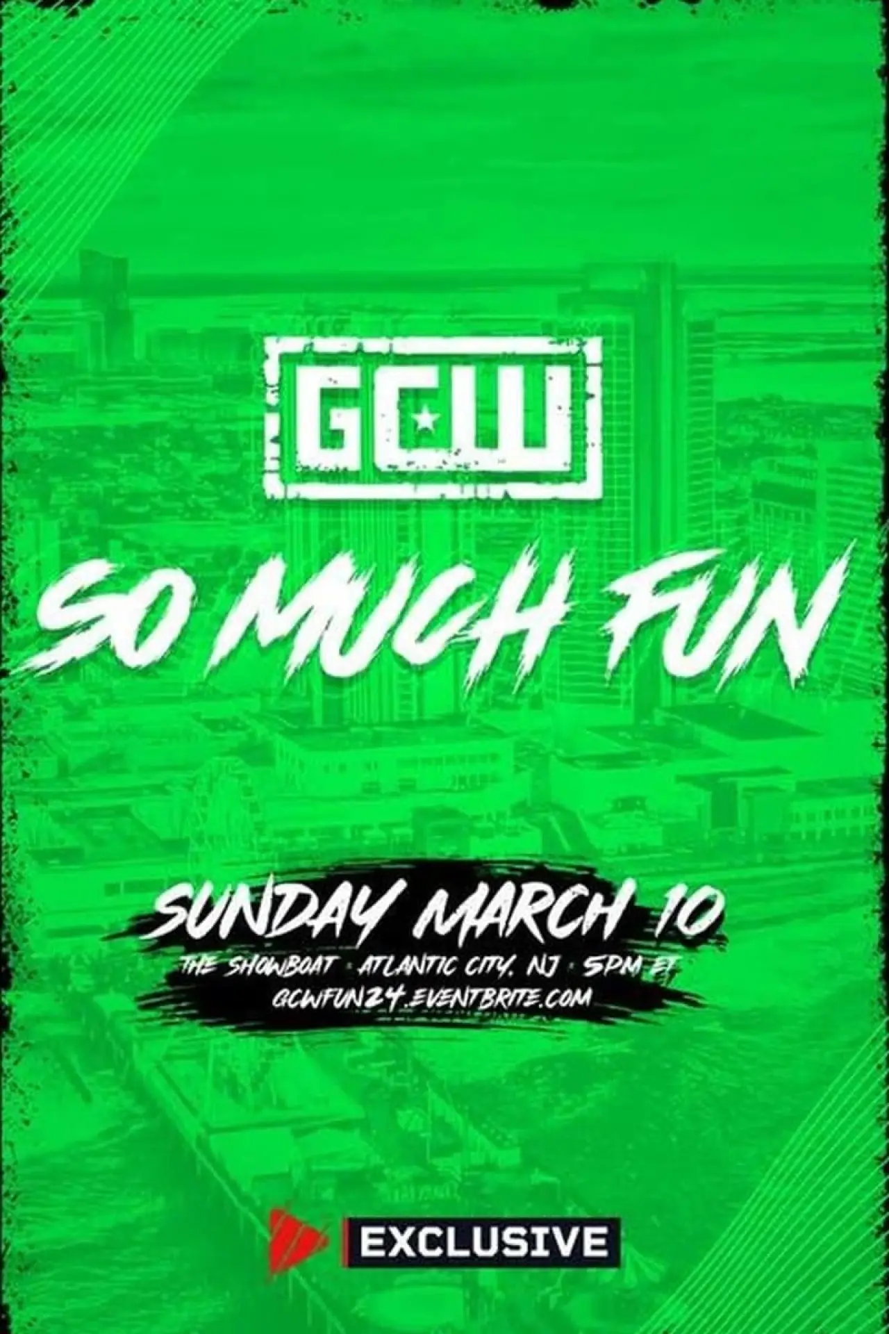 Plakat filmowy "GCW So Much Fun 2024"