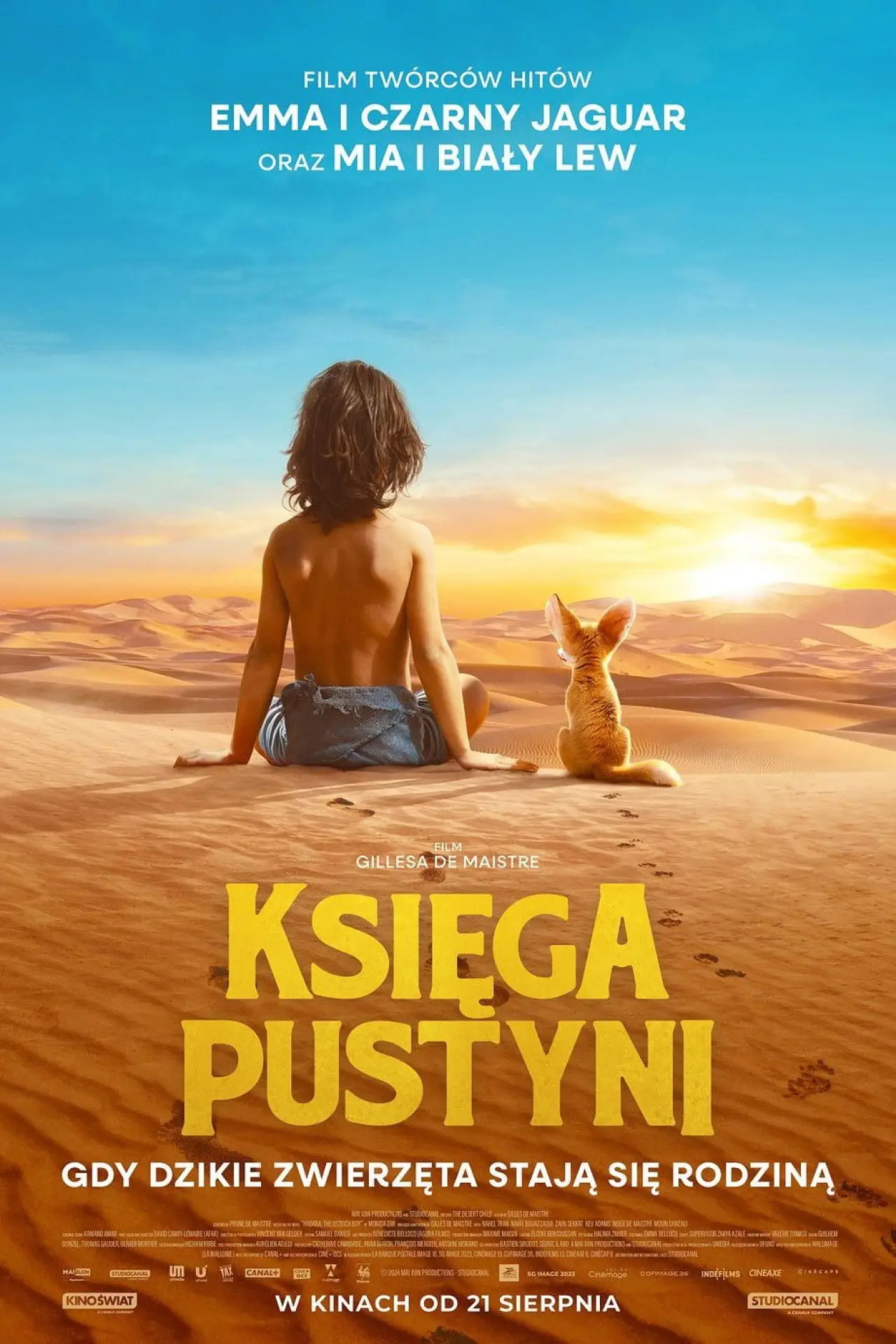 Plakat filmowy "Księga pustyni"