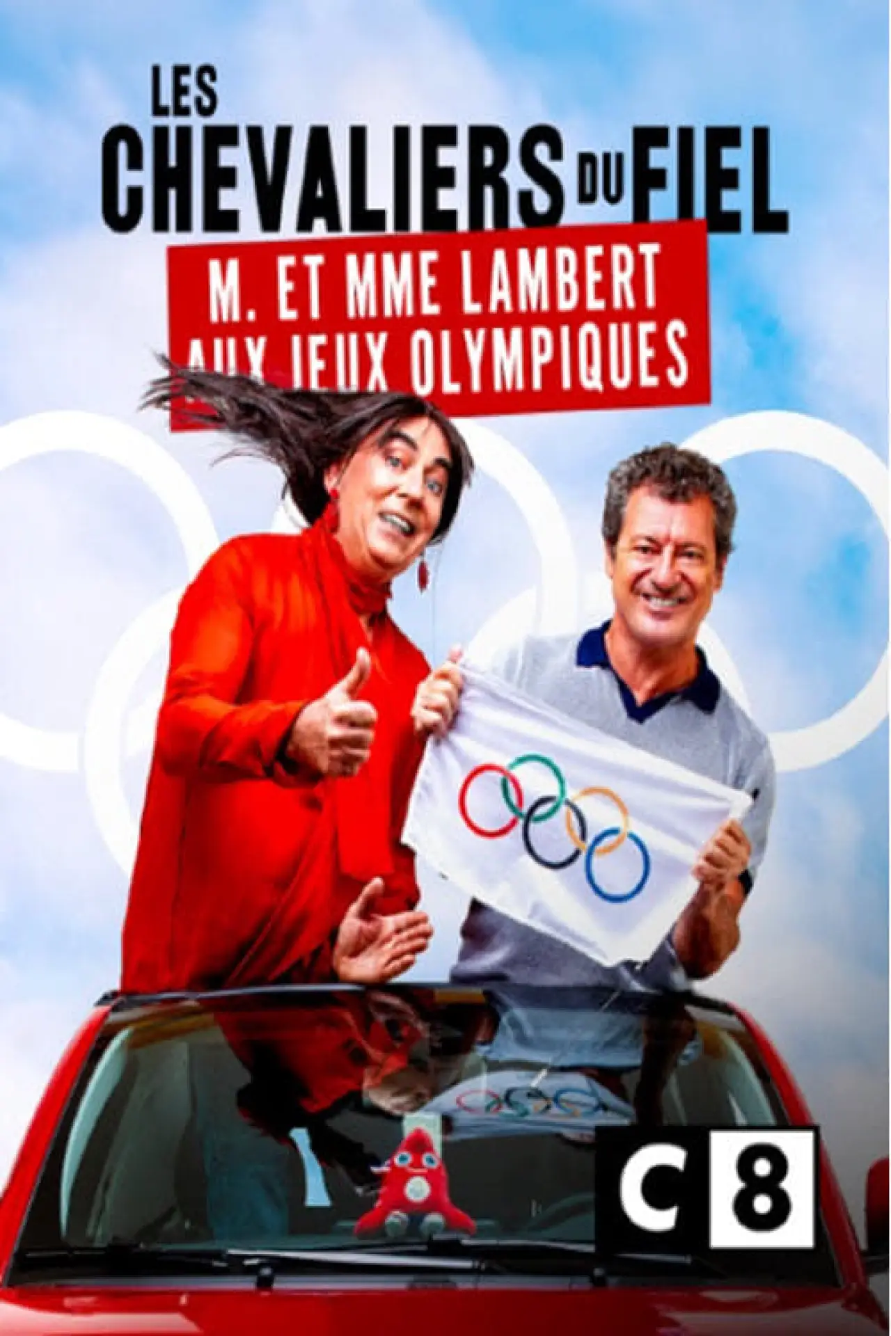 Plakat filmowy "Les Chevaliers du fiel : M. et Mme Lambert aux Jeux olympiques"