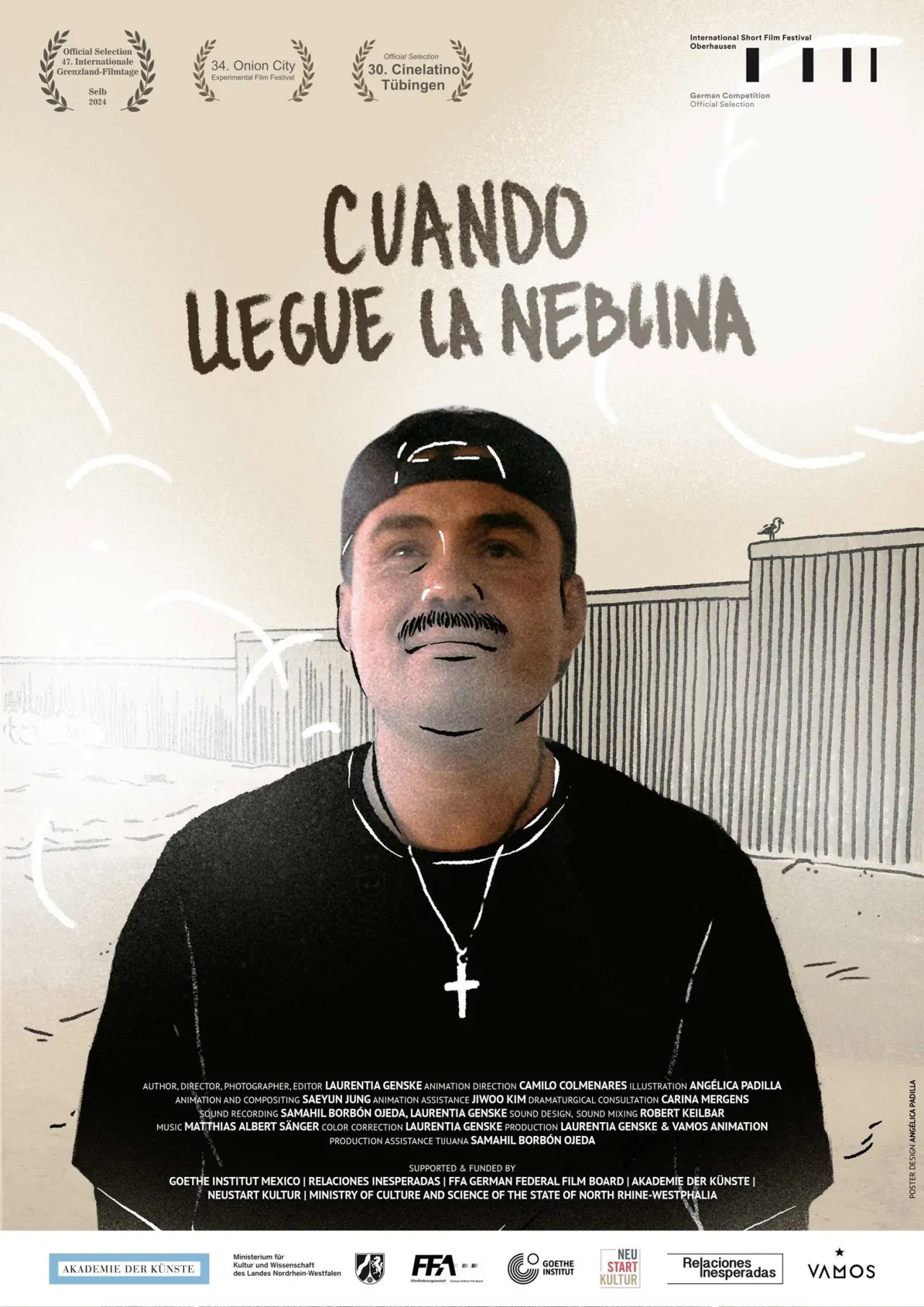 Plakat filmowy "Cuando llegue la Neblina"