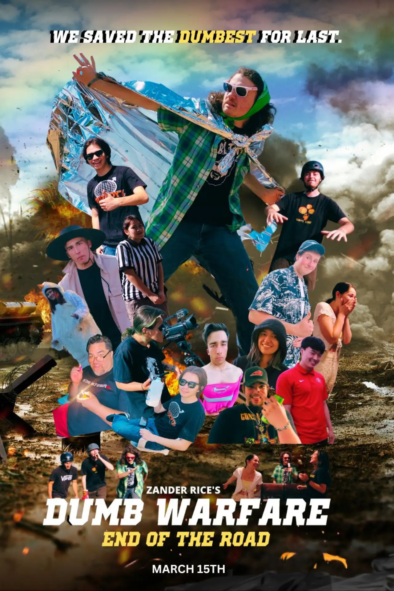 Plakat filmowy "Dumb Warfare: End of the Road"
