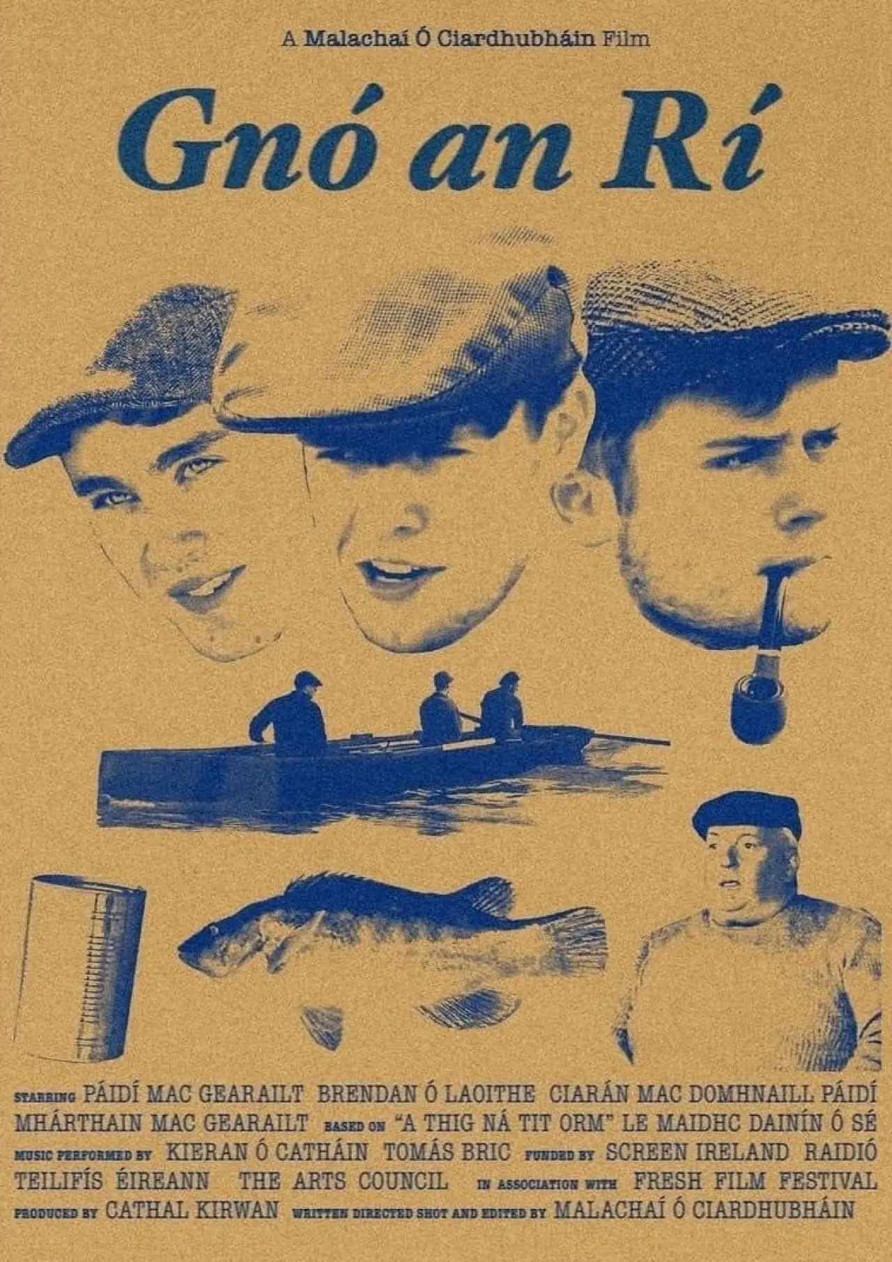 Plakat filmowy "Gnó an Rí"