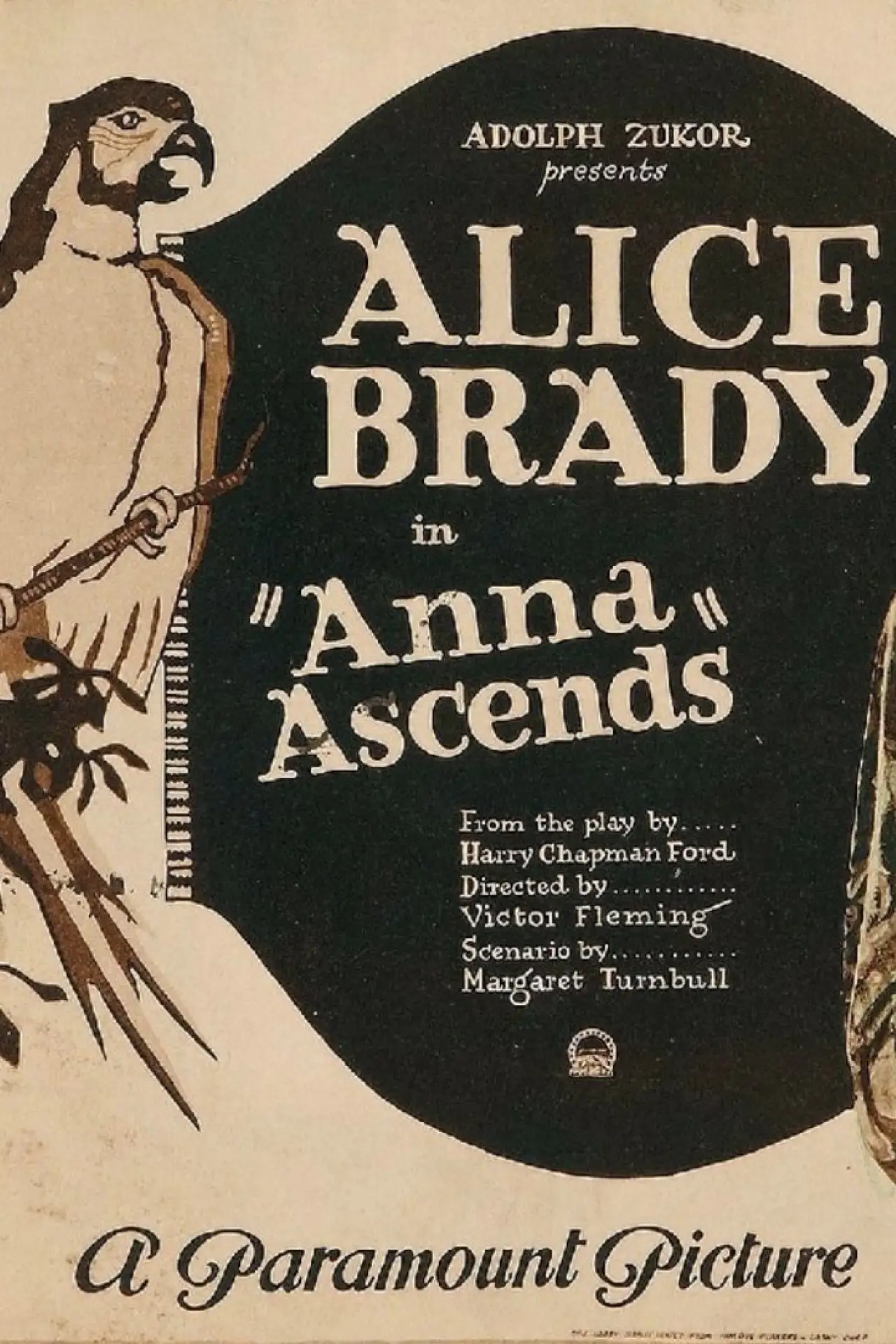 Plakat filmowy "Anna Ascends"