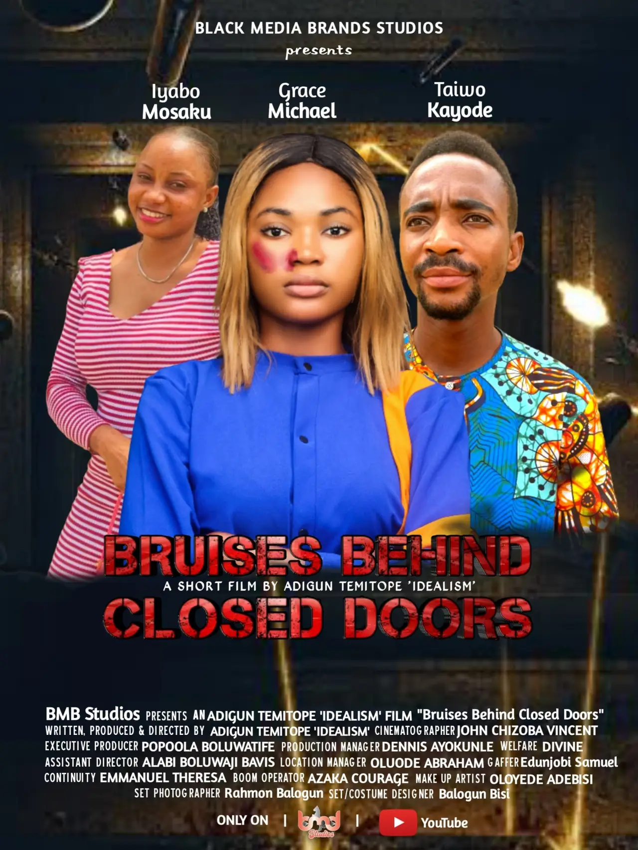 Plakat filmowy "Bruises Behind Closed Doors"