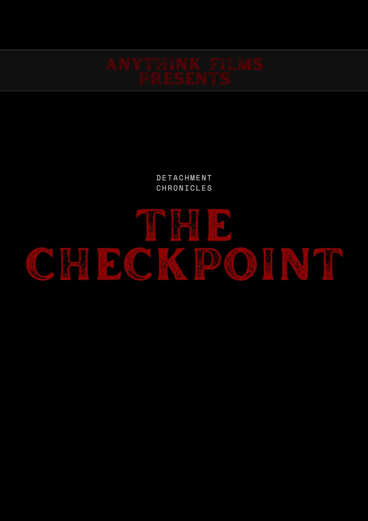 Plakat filmowy "The Checkpoint"