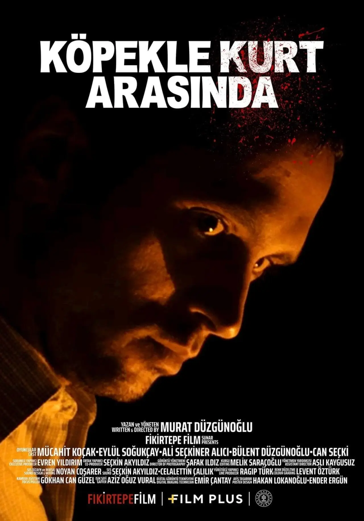 Plakat filmowy "Köpekle Kurt Arasında"
