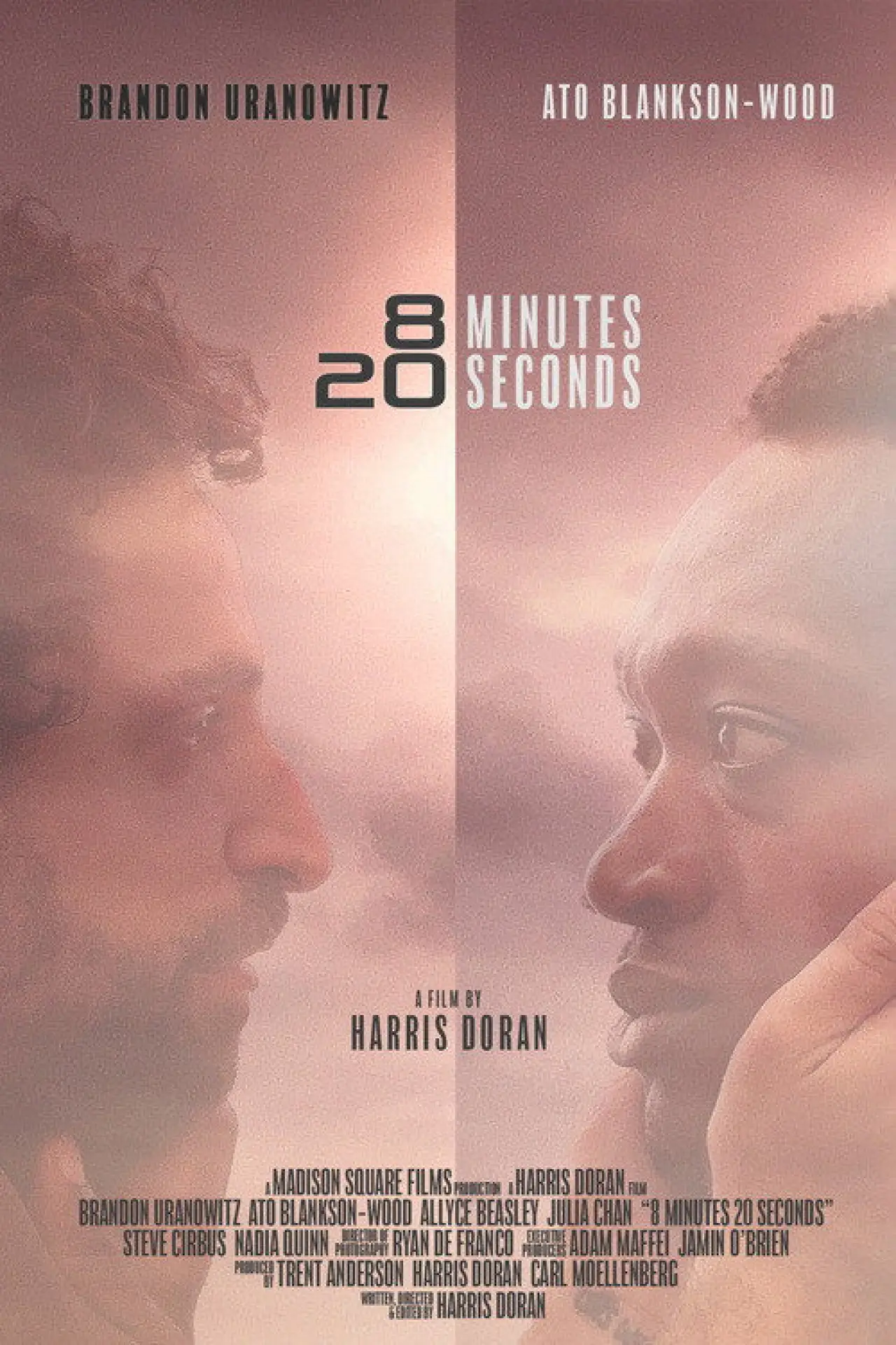 Plakat filmowy "8 Minutes 20 Seconds"