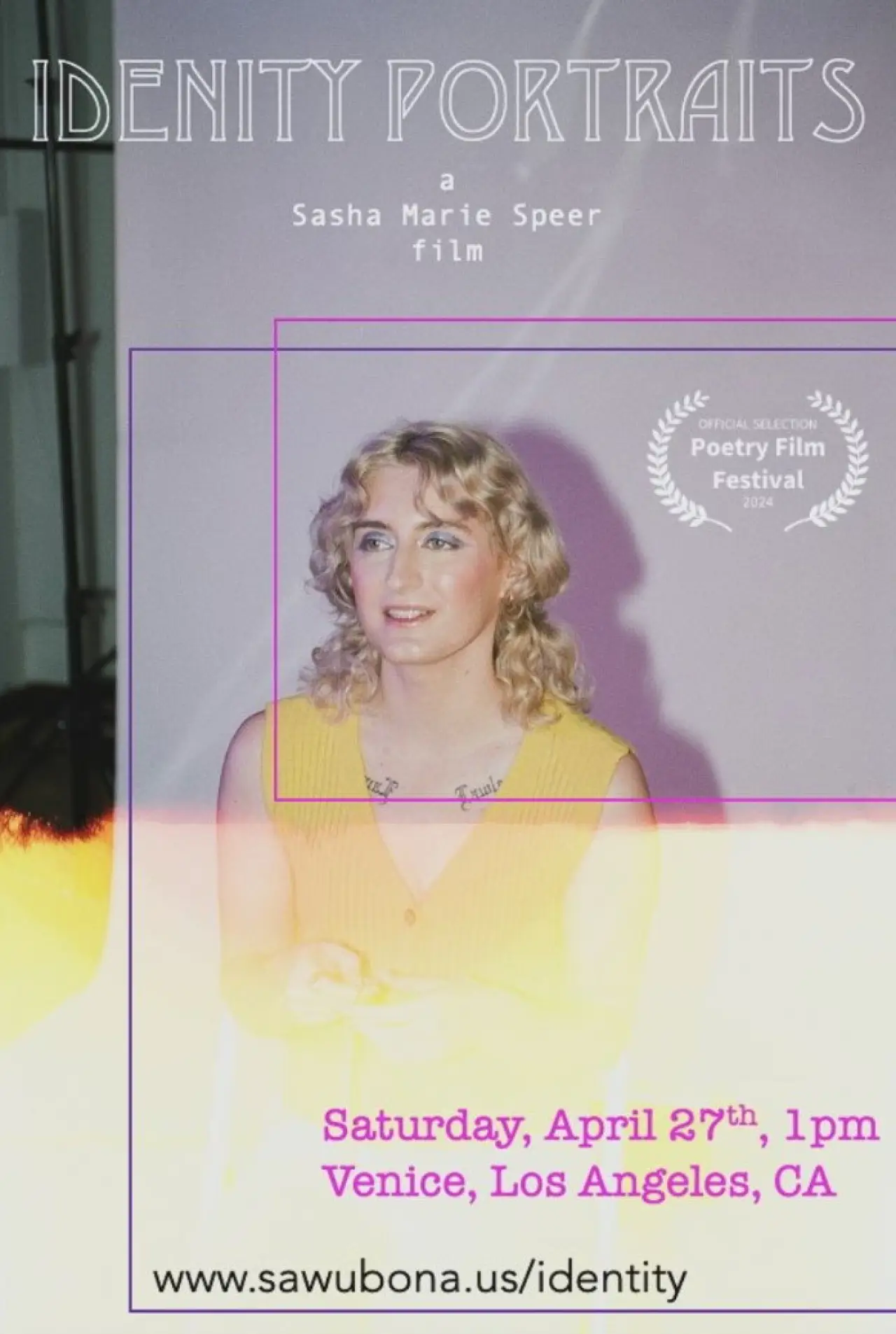 Plakat filmowy "Identity Portraits"