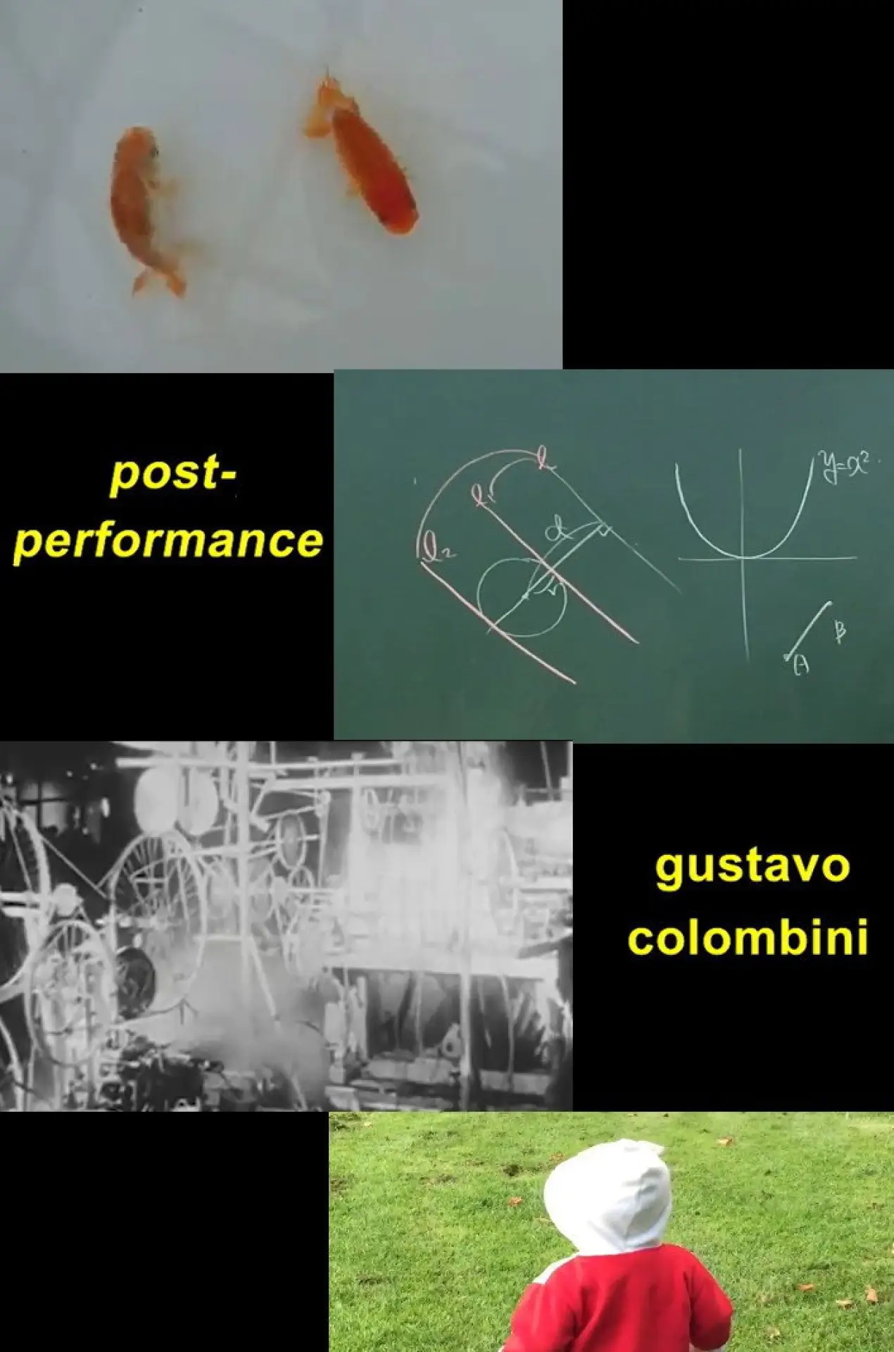 Plakat filmowy "Post-performance"