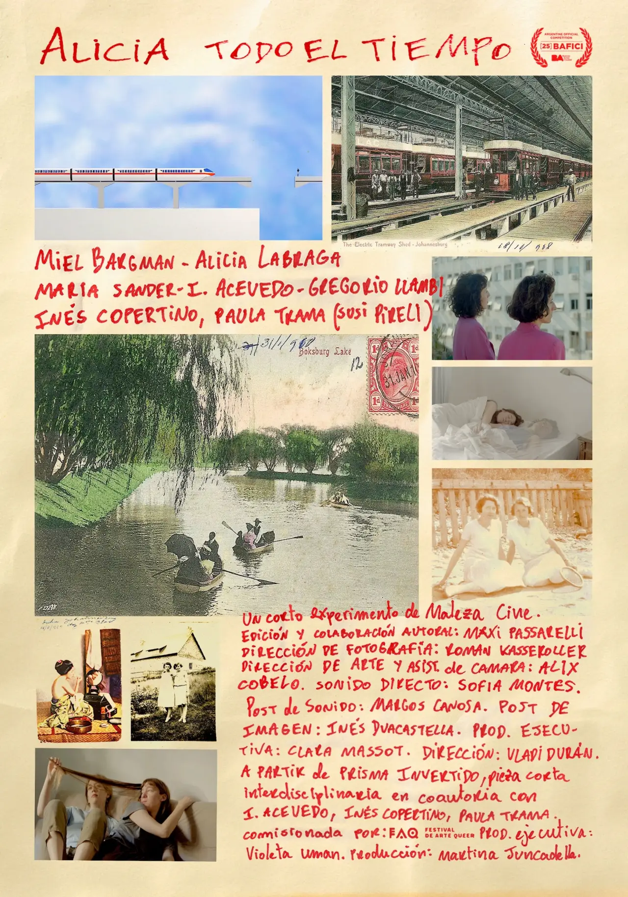 Plakat filmowy "Alicia todo el tiempo"