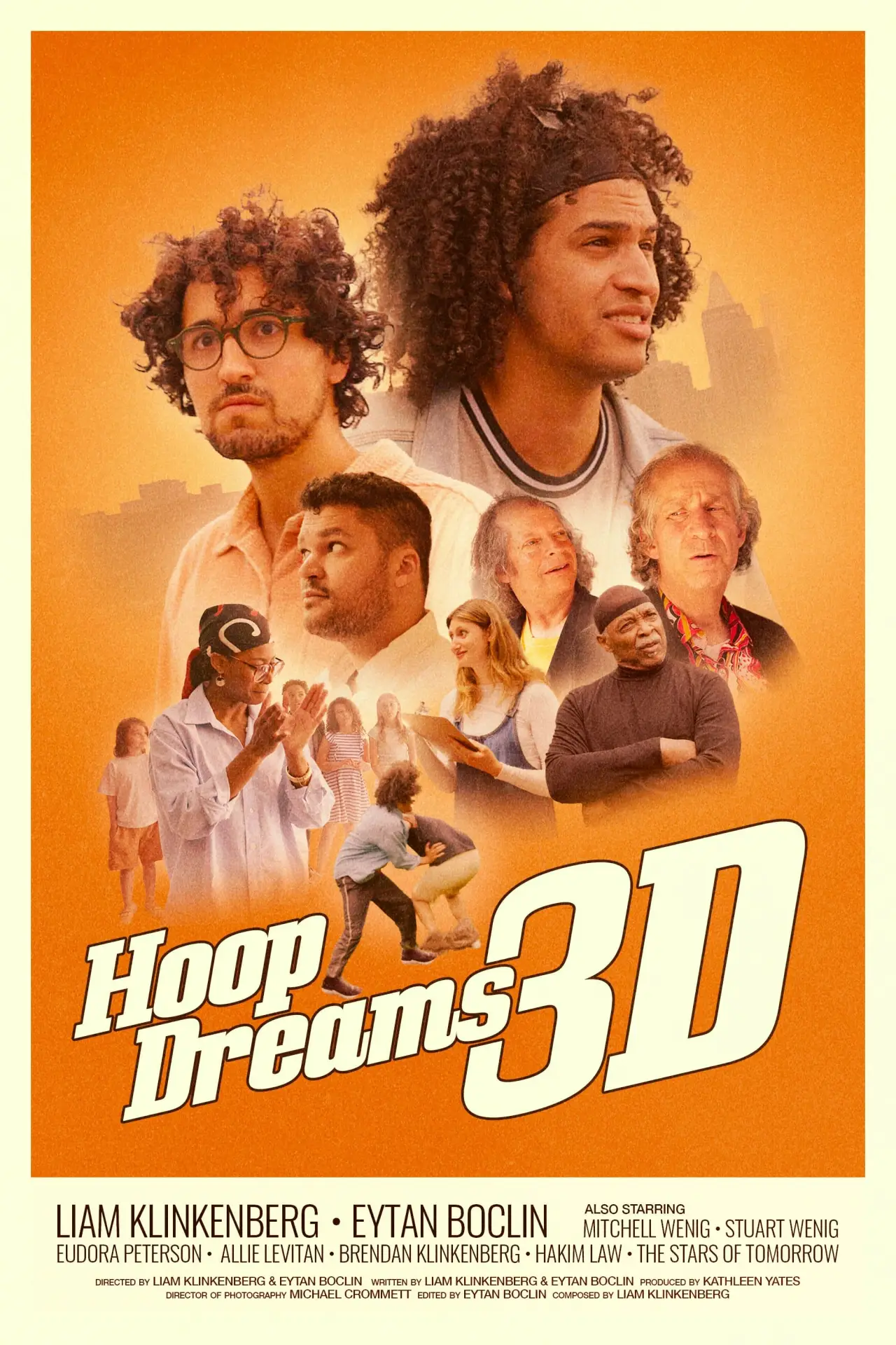 Plakat filmowy "Hoop Dreams 3D"