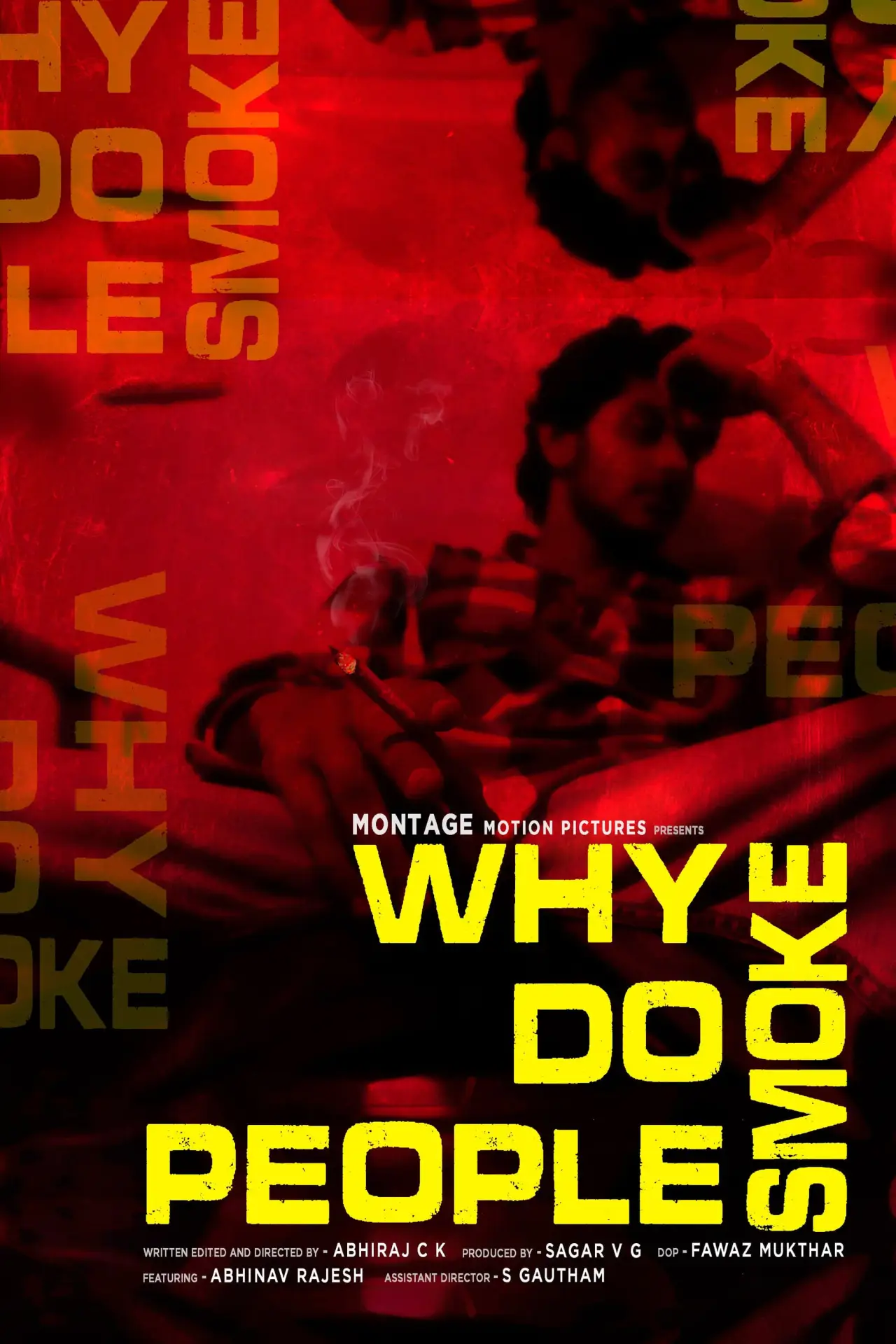 Plakat filmowy "Why Do People Smoke"