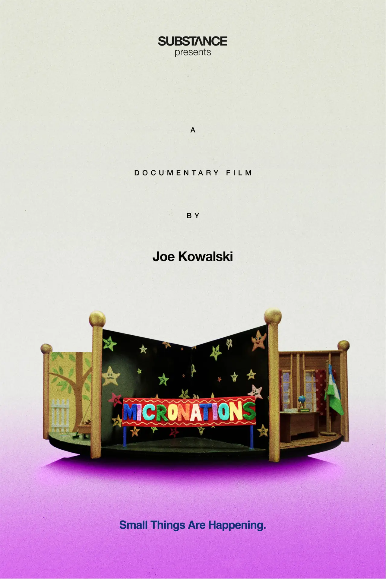 Plakat filmowy "Micronations"