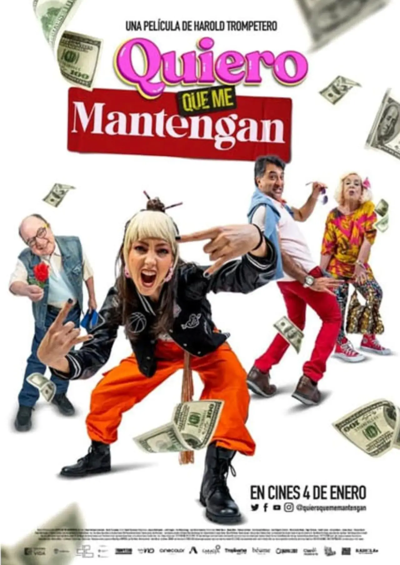 Plakat filmowy "Quiero que me mantengan"
