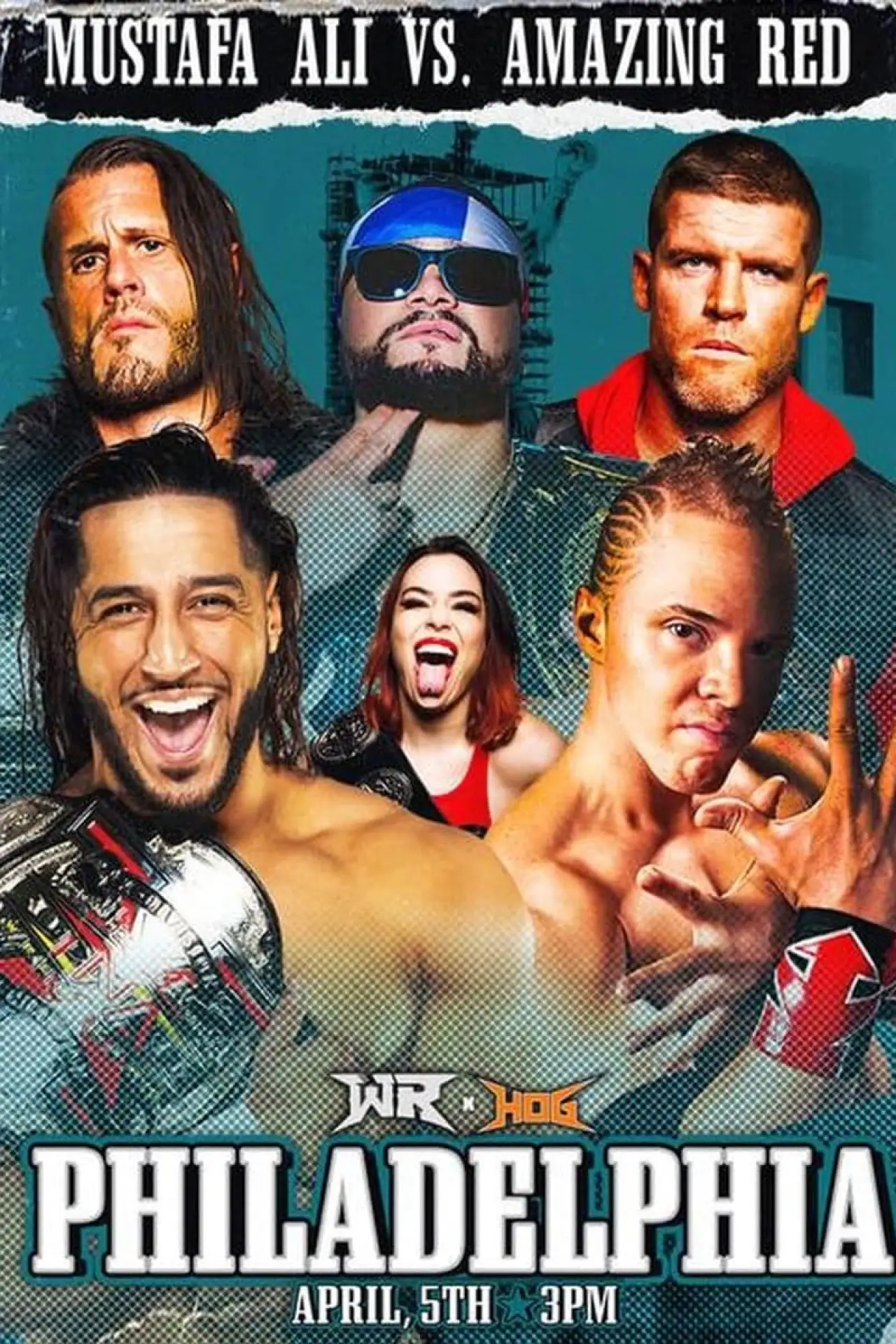 Plakat filmowy "Wrestling Revolver & HOG Philadelphia"