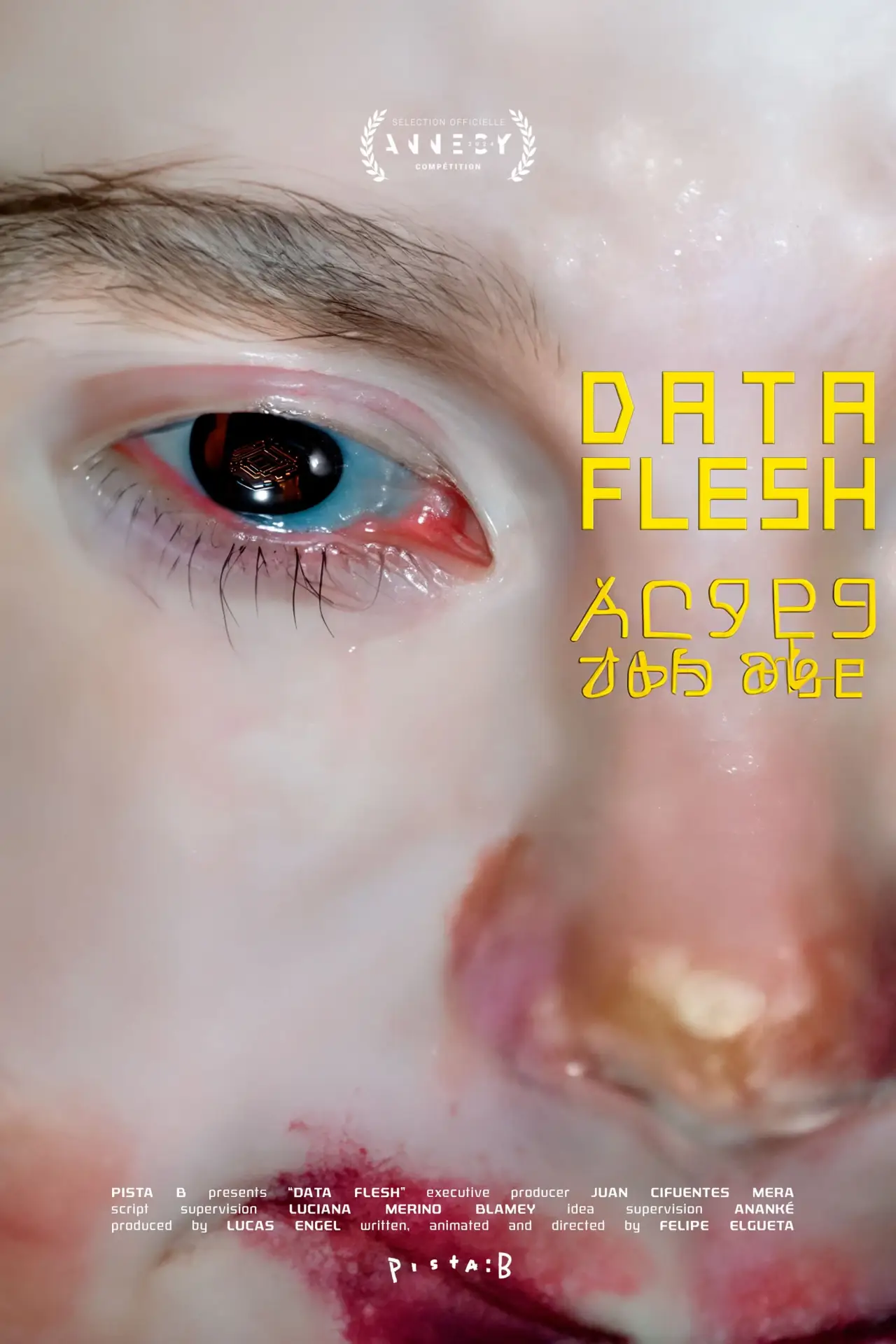 Plakat filmowy "Data Flesh"