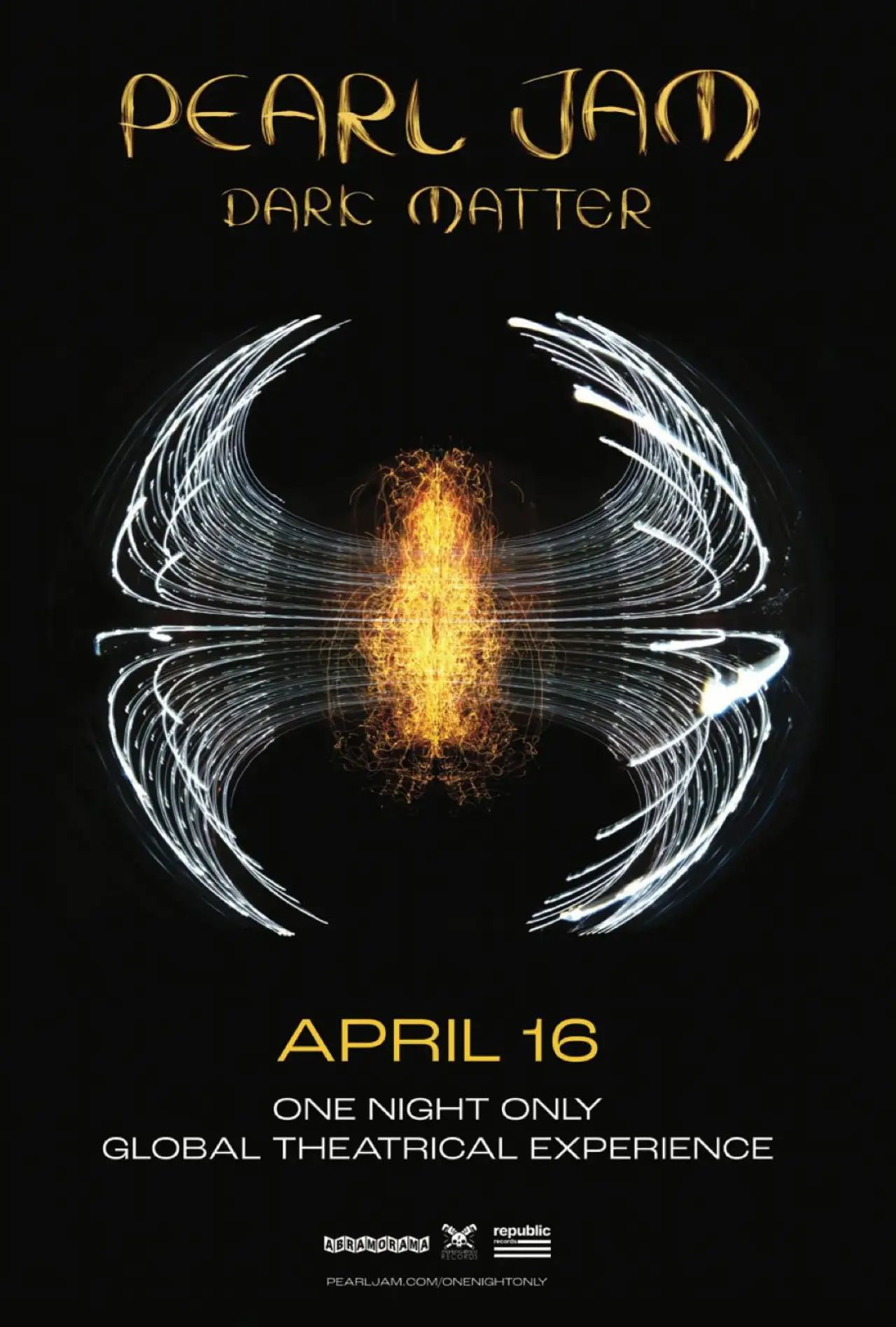 Plakat filmowy "Pearl Jam: Dark Matter – Global Theatrical Experience"