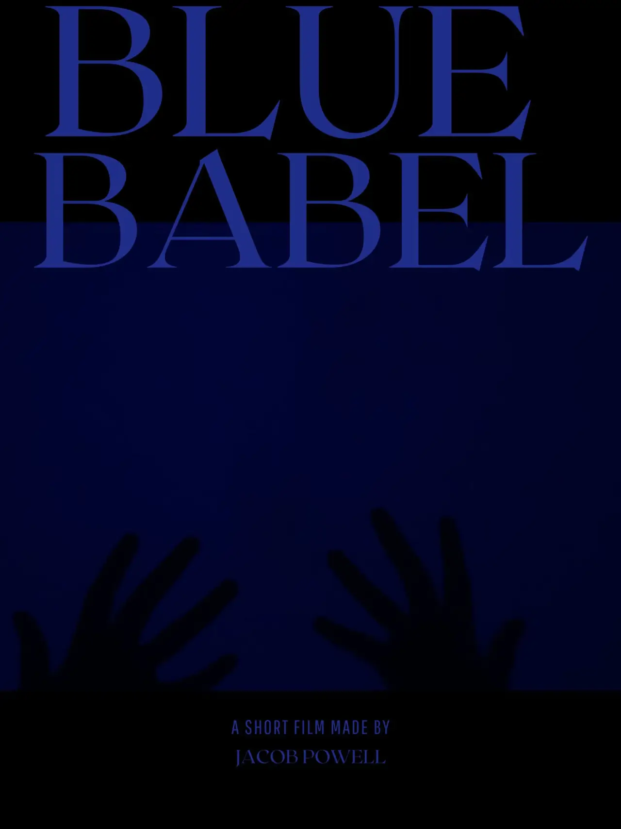 Plakat filmowy "Blue Babel"