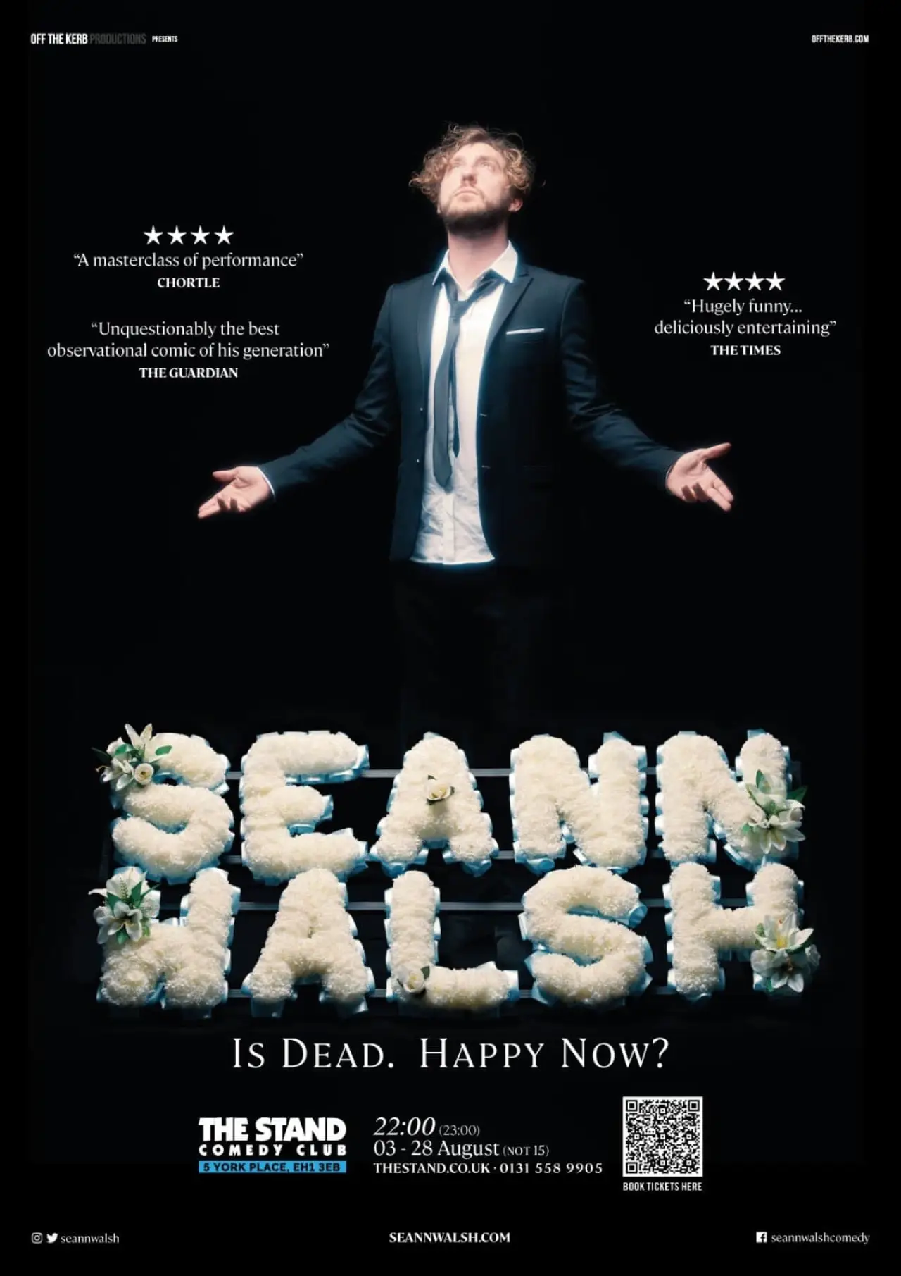Plakat filmowy "Seann Walsh: Is Dead, Happy Now?"