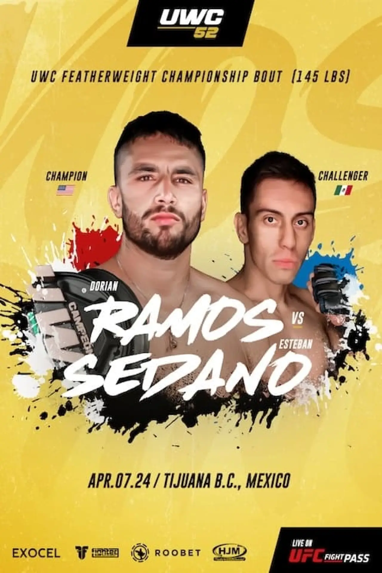 Plakat filmowy "UWC 52: Ramos vs. Sedano"