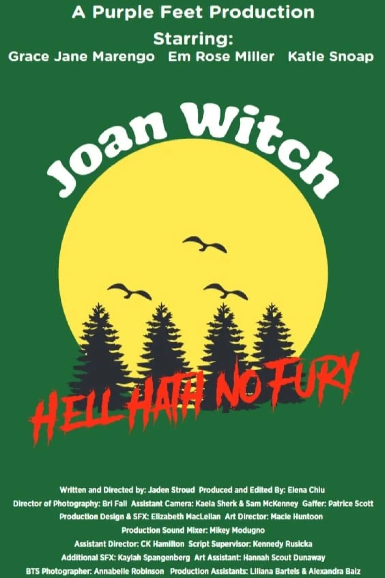 Plakat filmowy "Joan Witch: Hell Hath no Fury"