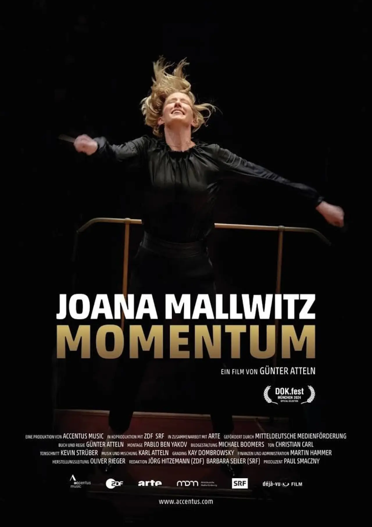 Plakat filmowy "Joana Mallwitz – Momentum"