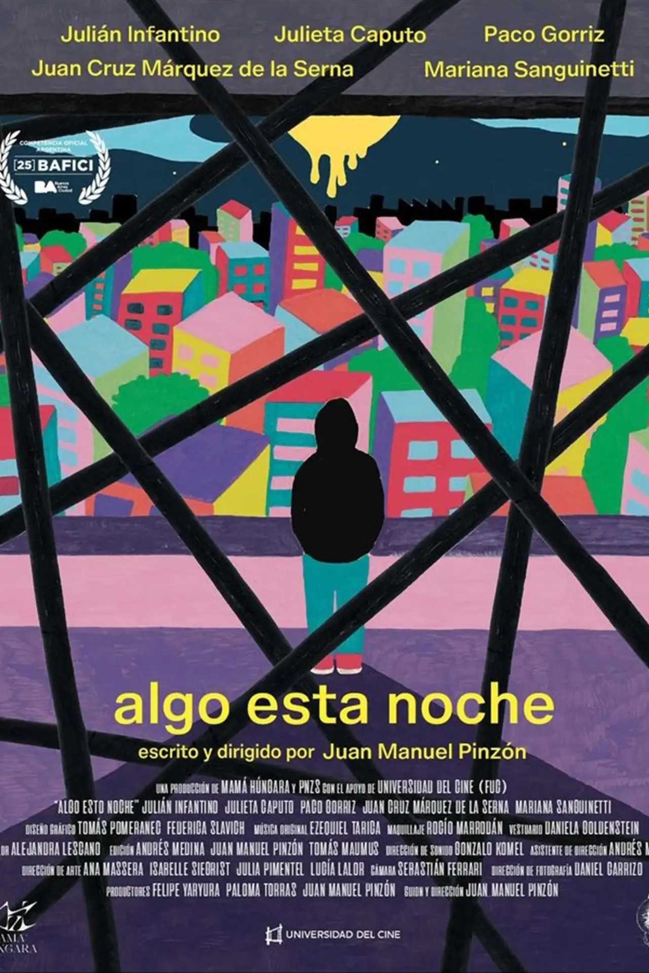 Plakat filmowy "Algo esta noche"