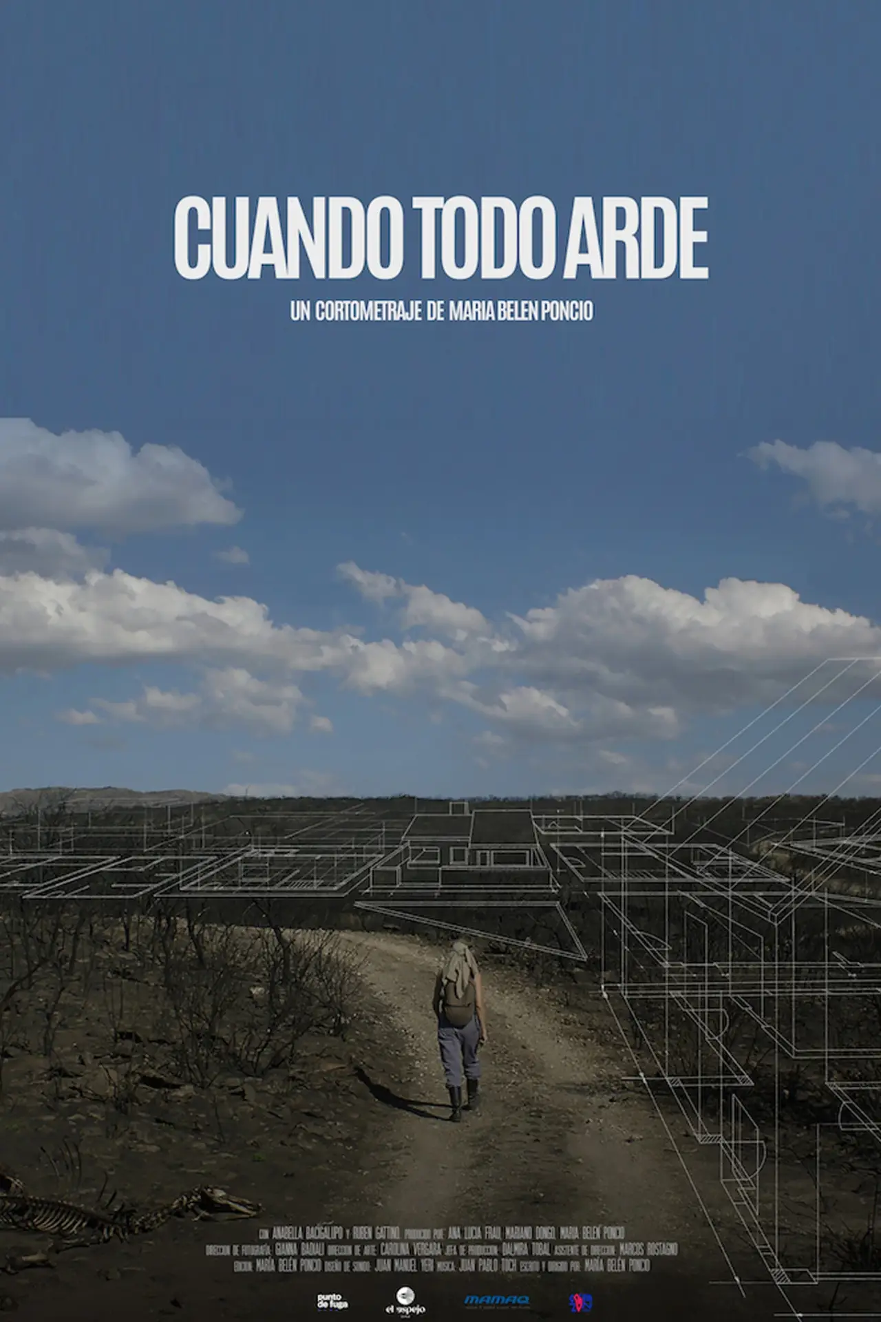 Plakat filmowy "Cuando todo arde"