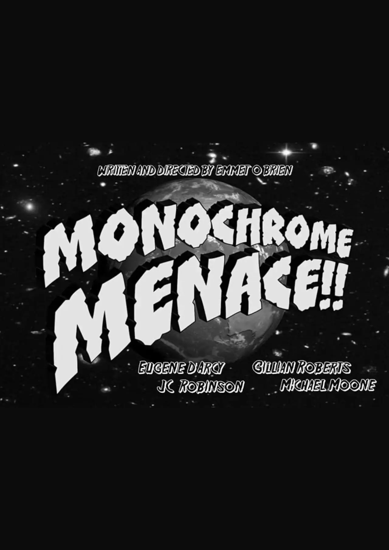 Plakat filmowy "Monochrome Menace!!"