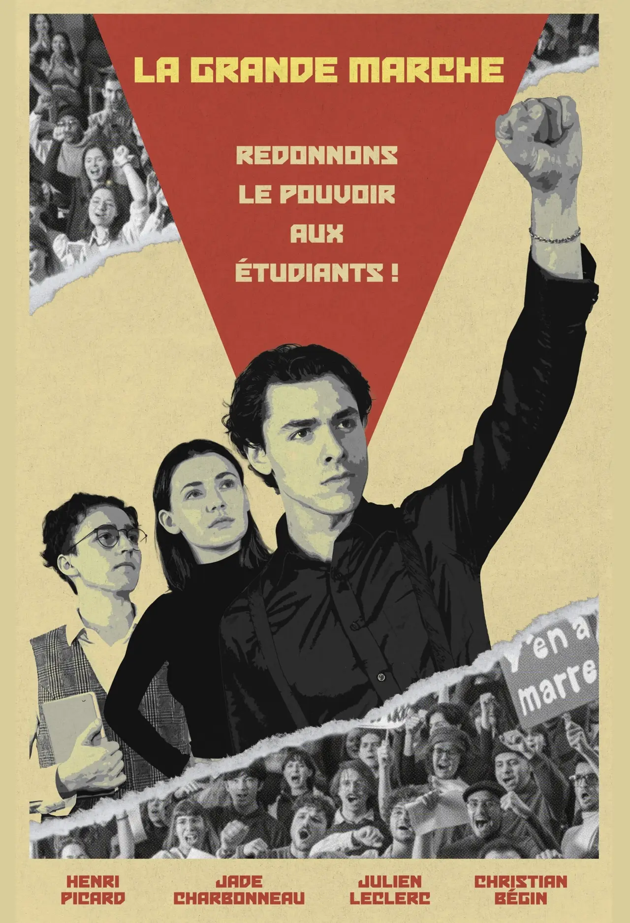 Plakat filmowy "La Grande Marche"