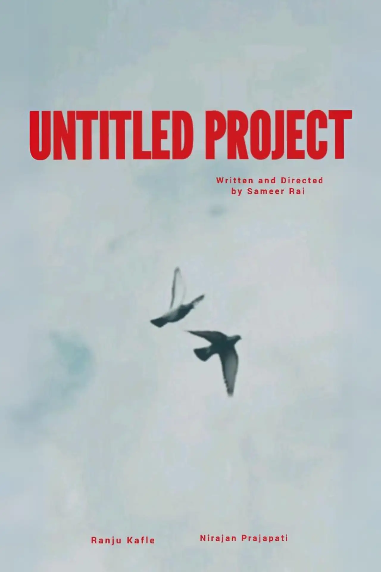 Plakat filmowy "UNTITLED PROJECT"