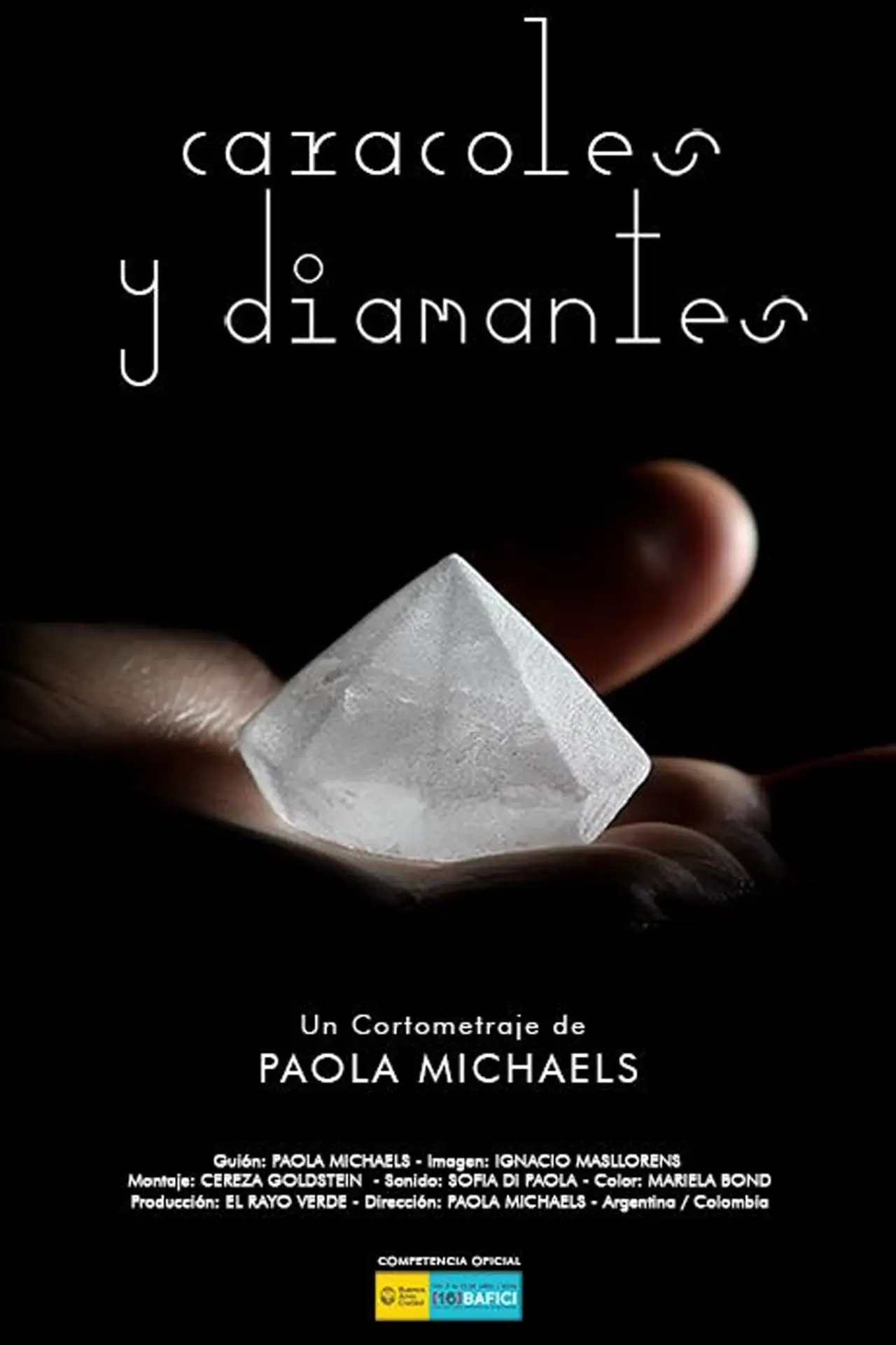 Plakat filmowy "Diamantes y caracoles (El experimento)"
