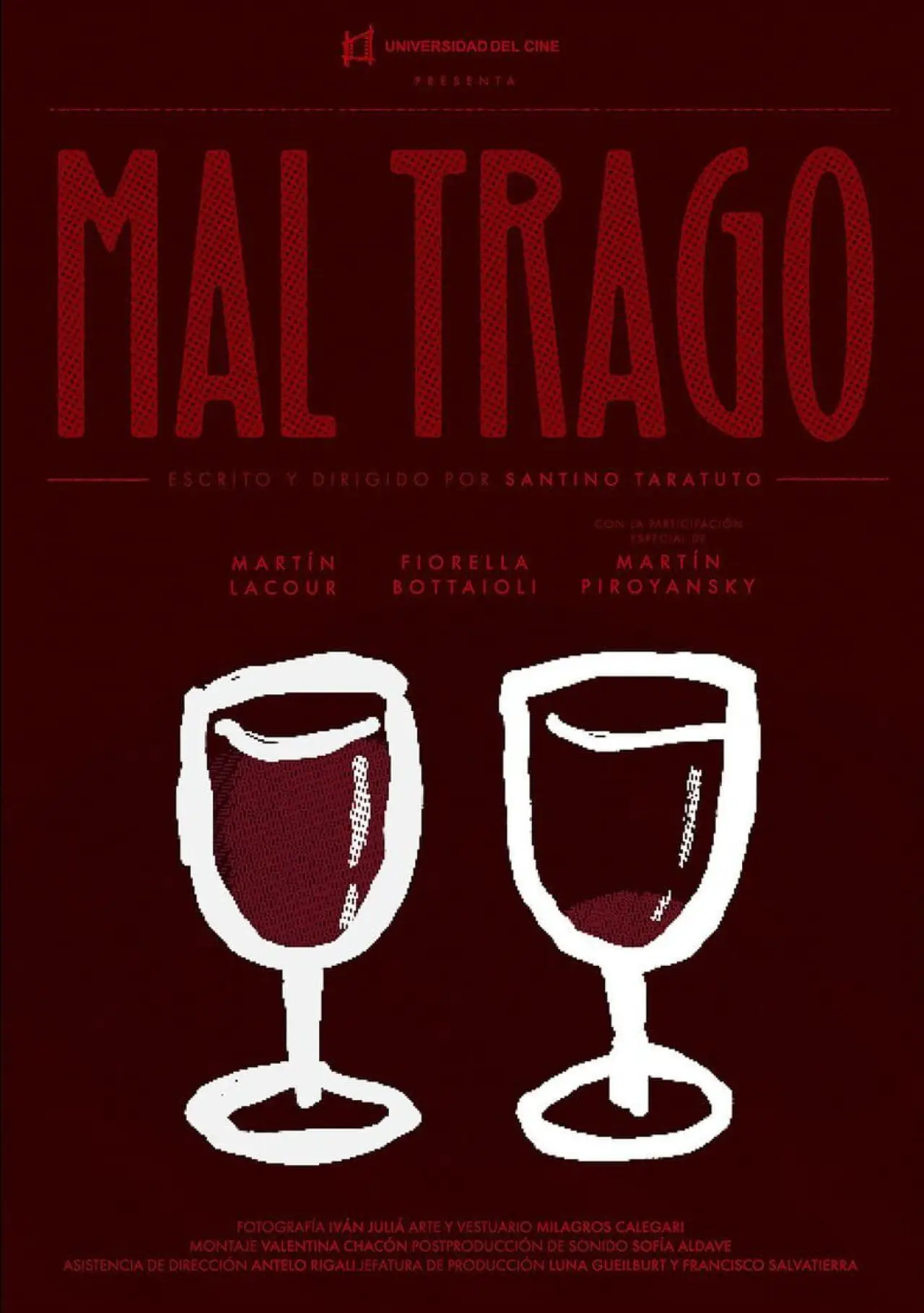 Plakat filmowy "Mal trago"