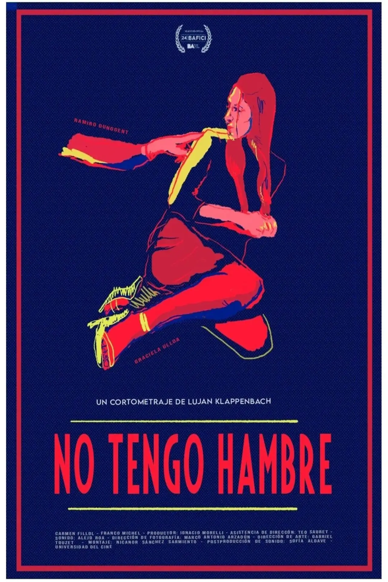 Plakat filmowy "No tengo hambre"
