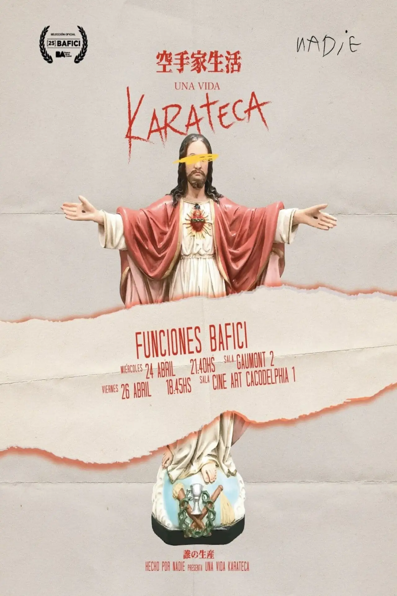 Plakat filmowy "Una vida karateca"