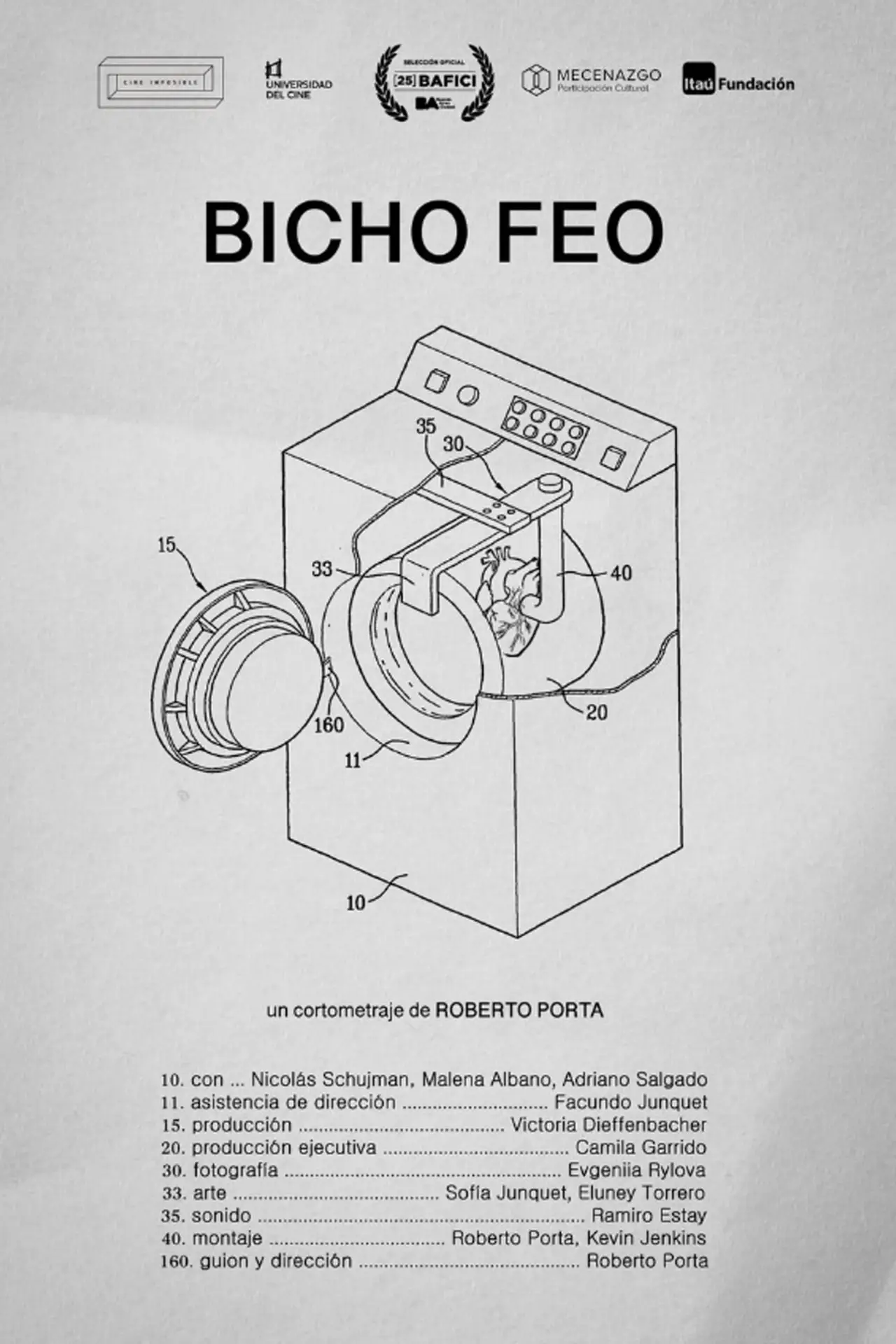 Plakat filmowy "Bicho feo"