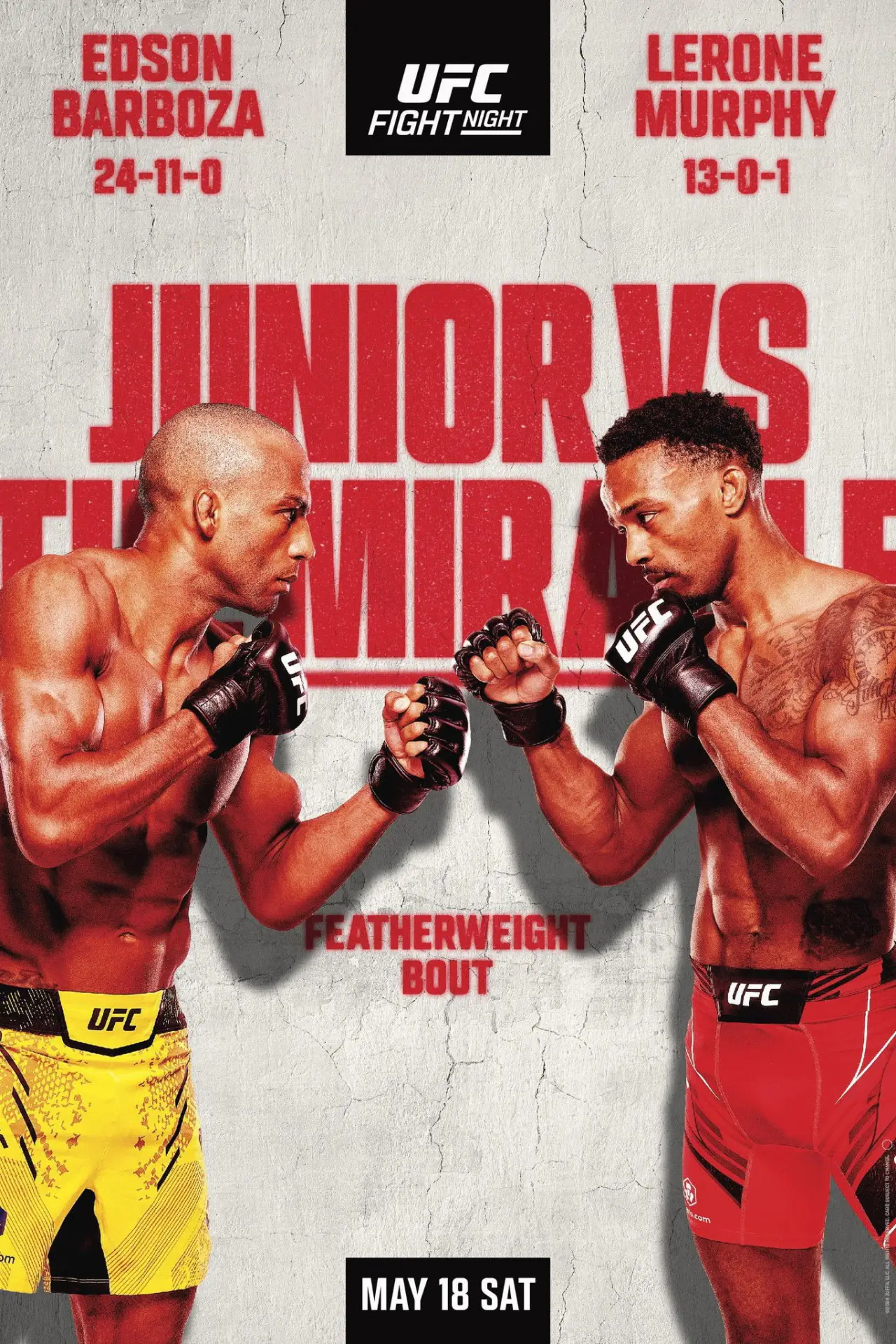 Plakat filmowy "UFC Fight Night 241: Barboza vs. Murphy"