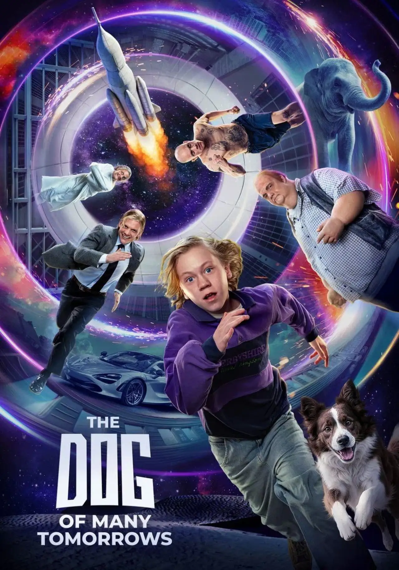 Plakat filmowy "Космическая собака Лида"