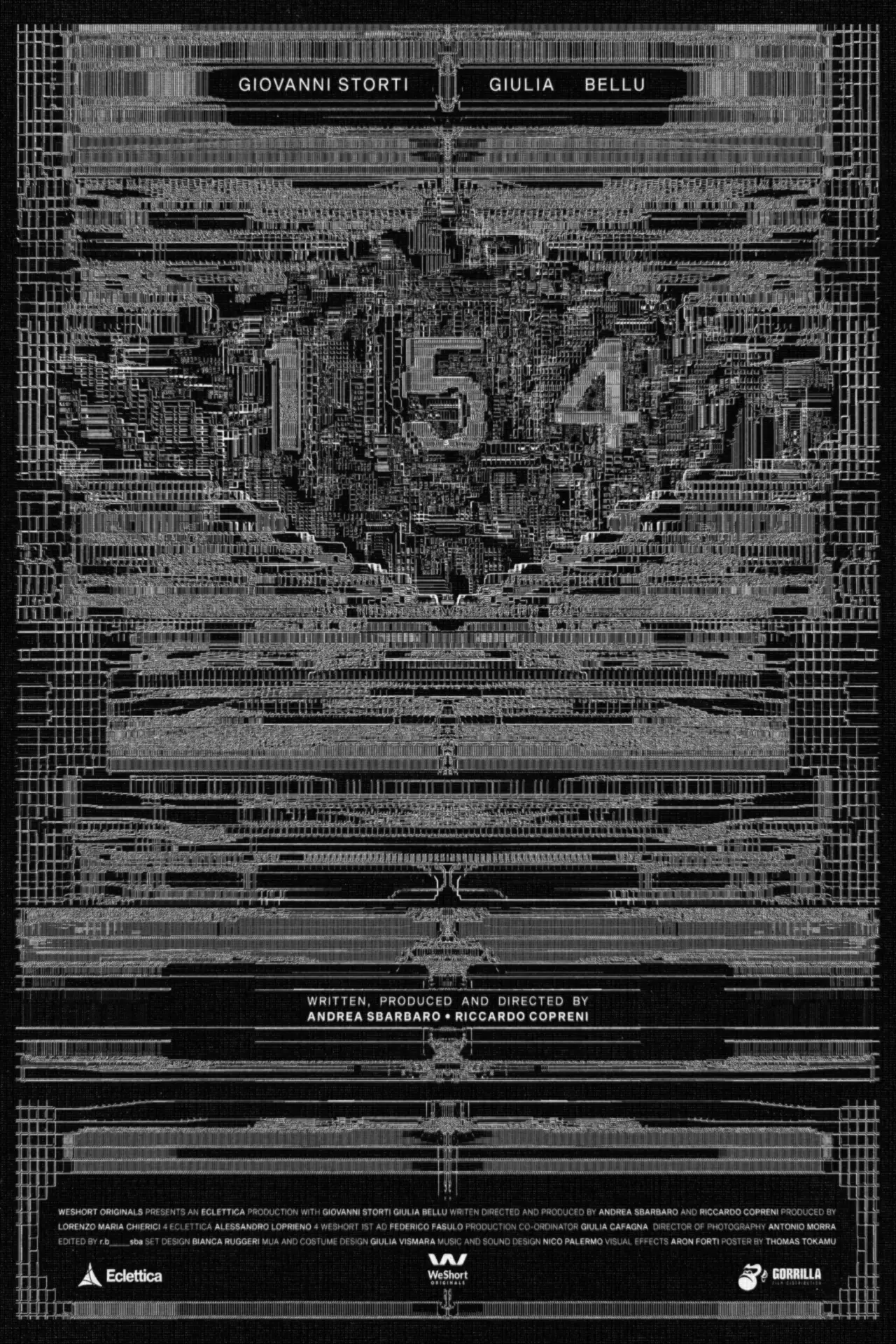 Plakat filmowy "154"