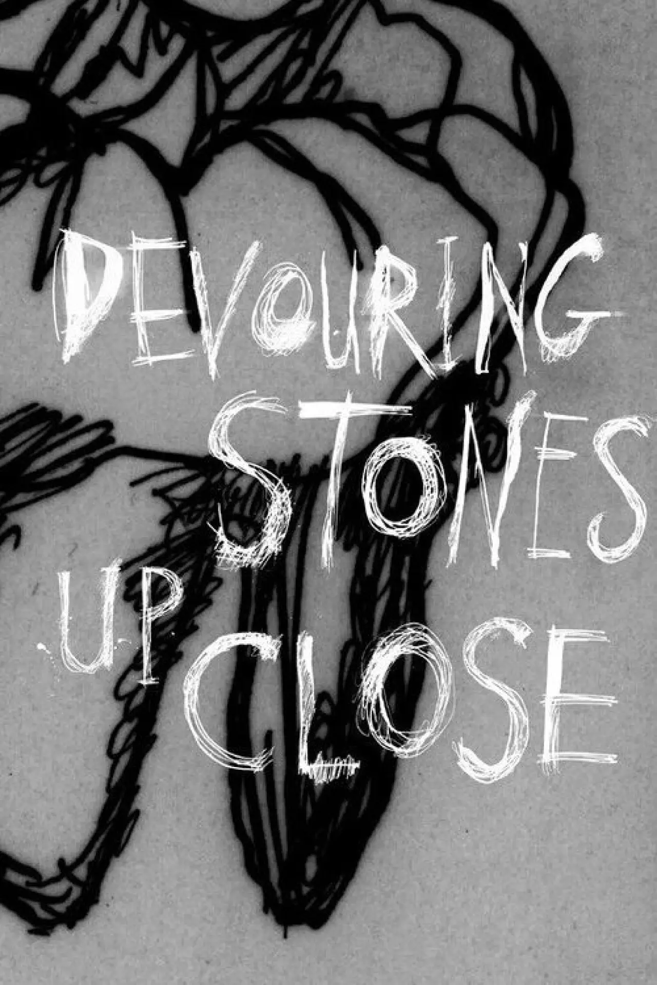 Plakat filmowy "Devouring Stones Up Close"