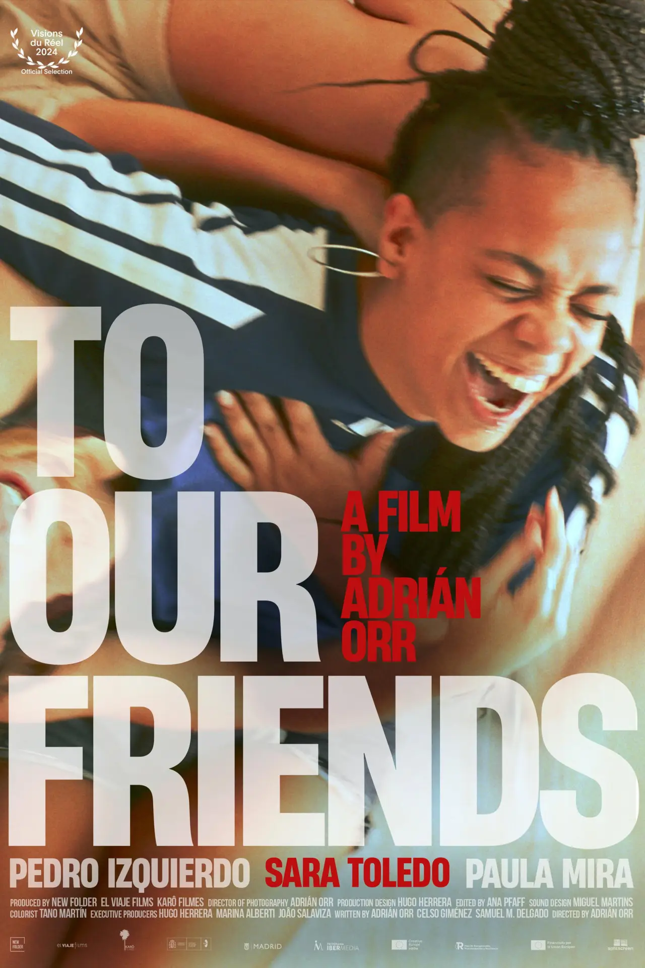 Plakat filmowy "A nuestros amigos"